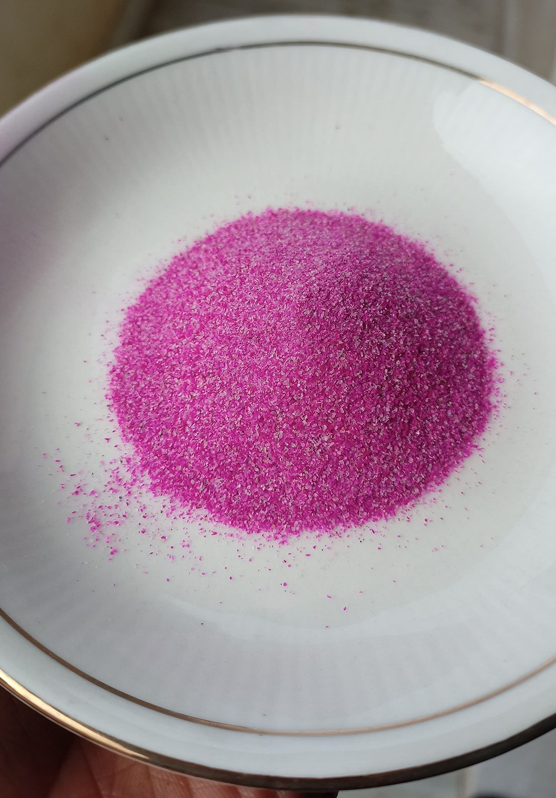 Pink Chalcedony Natural Gemstone Fine Crushed Powder, Resin Jewelry Making, Inlay Art,10 Gram/ 50 Ct