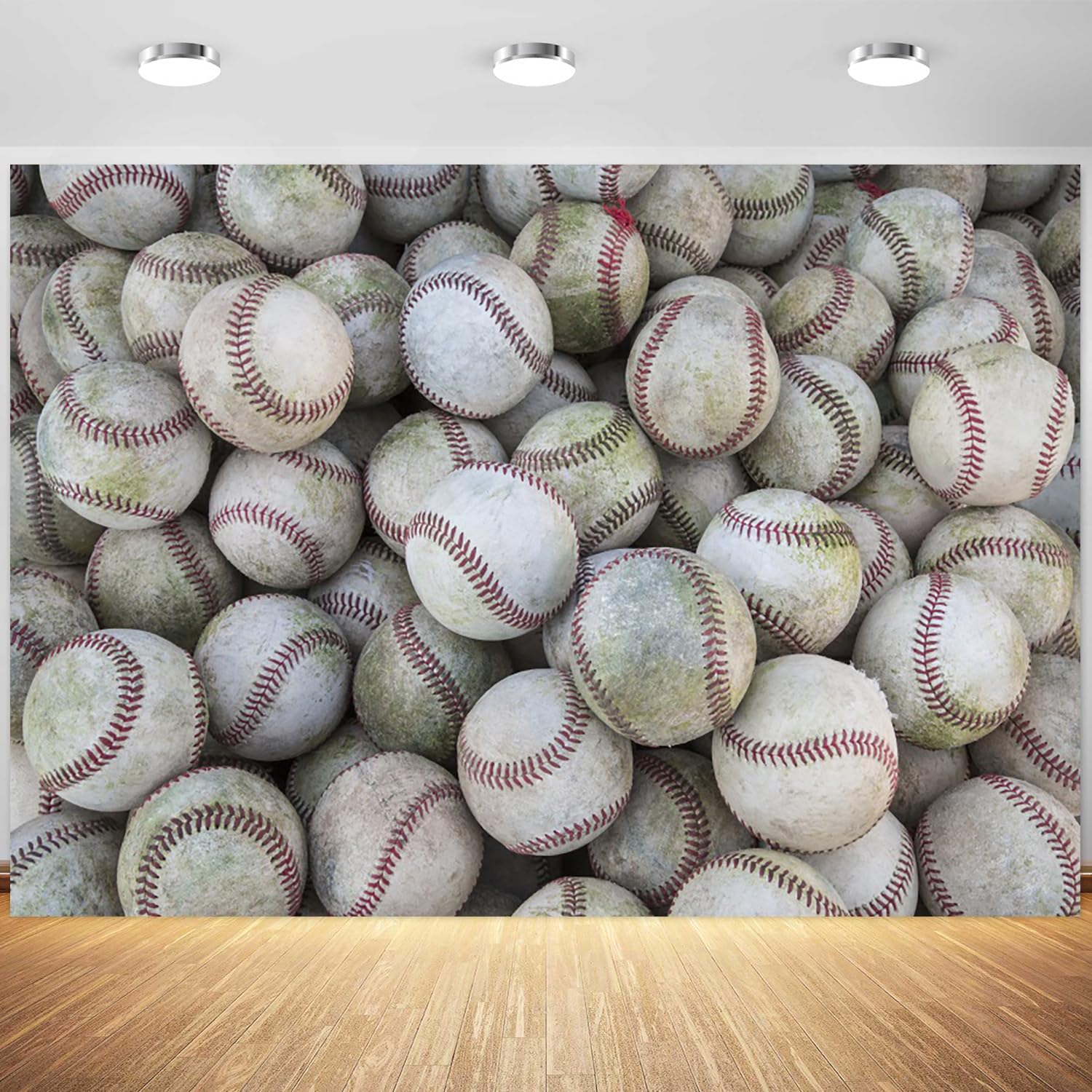 5x4ft Baseball Backdrop Old Vintage Baseball Photography Background Kids Boys Sports Theme Party Banner Decorations Supplies Photo Booth Props
