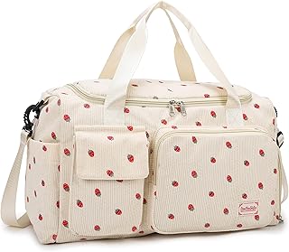 TESAFNG Small Gym Bags for Women, Travel Duffle Bag with Shoes Compartment, 4 in 1 Carry on Weekender Overnight Bag with Dry Wet Separated Pocket, Sport Gym Tote Bag for Yoga, Dance, Swimming, Workout, Ballet