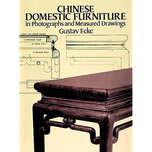 Chinese Domestic Furniture in Photographs and Measured Drawings (Dover Books on Furniture)