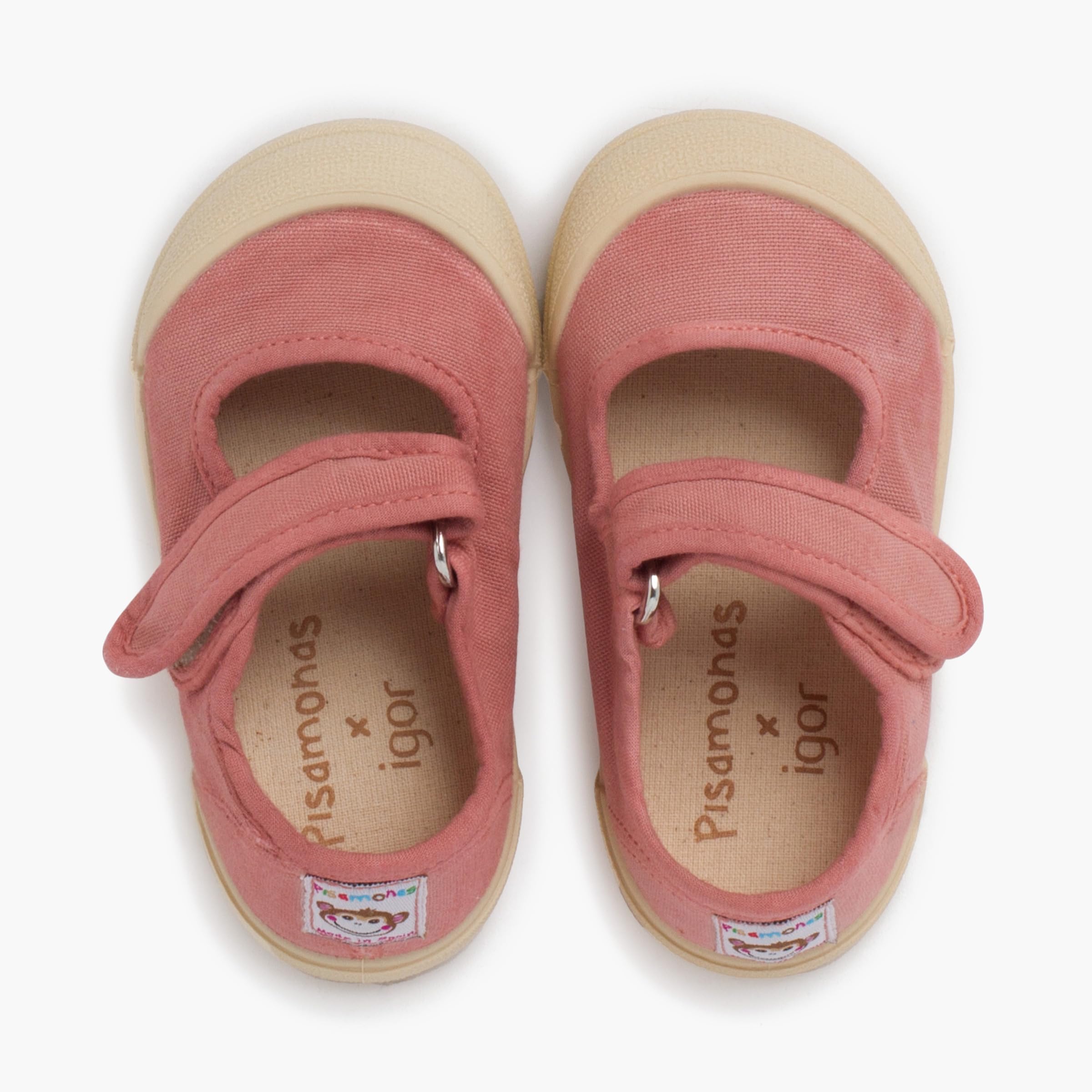 Pisamonas Ballerine con Cinturino morbide Barefoot Tela