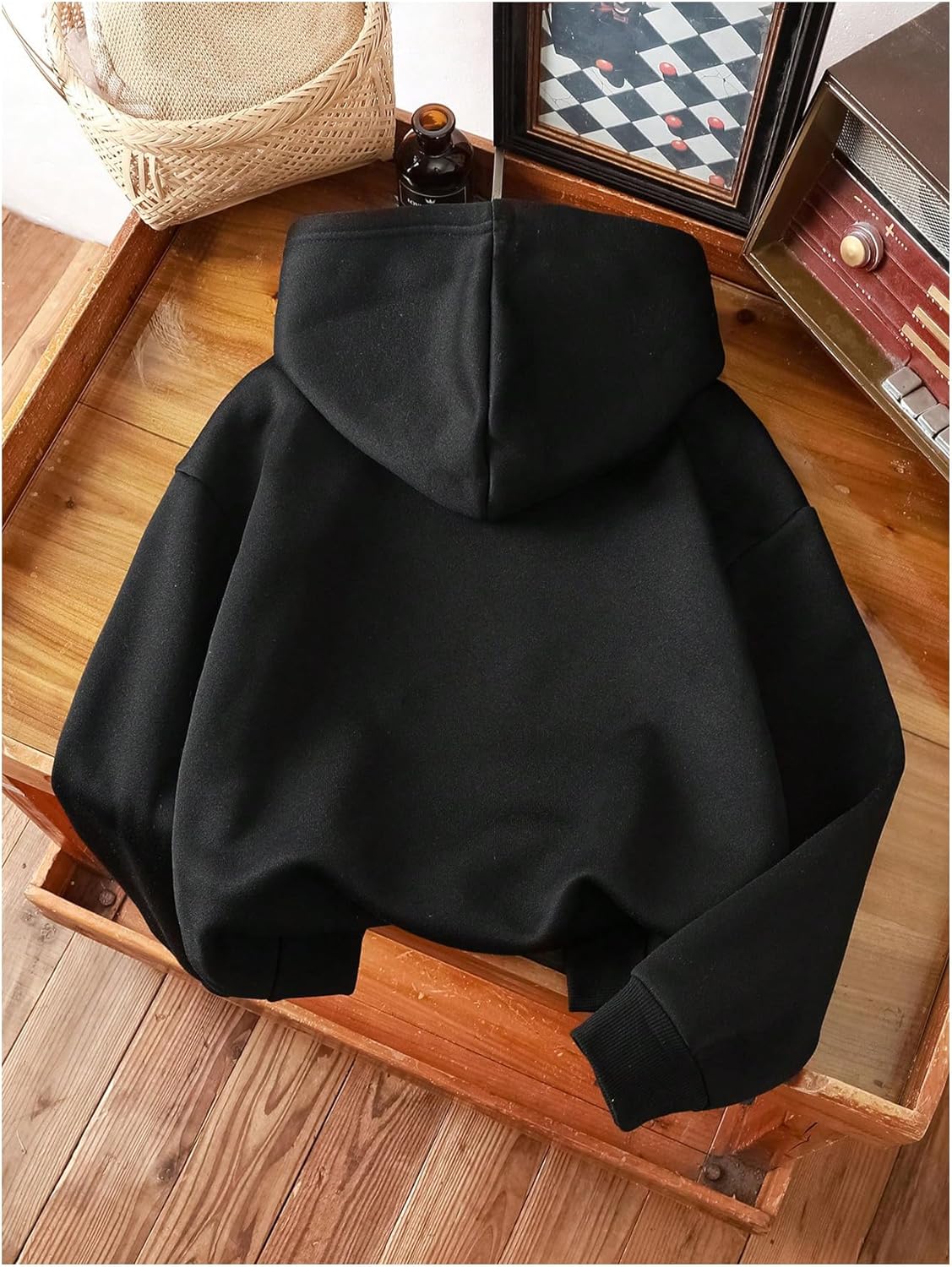 Girl's Bow Graphic Cute Y2K Hoodies Long Sleeve Hooded Sweatshirts Fall Pullovers Tops - Image 2