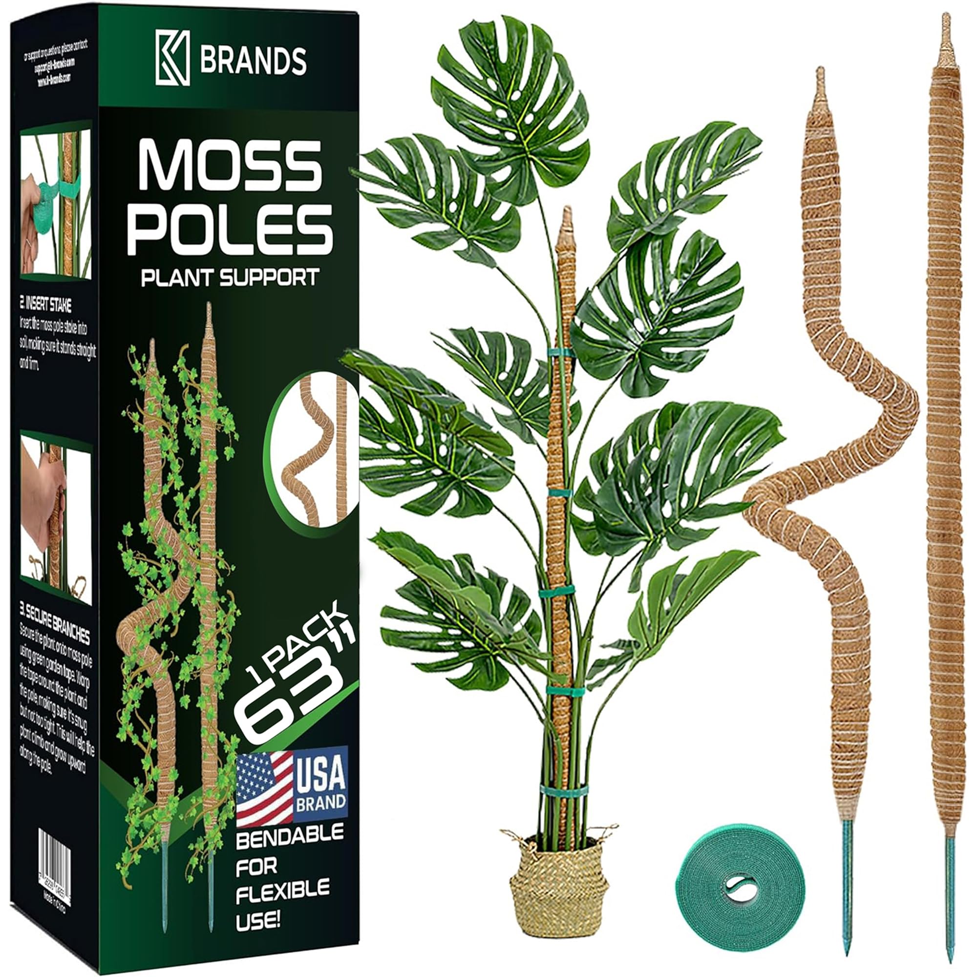 Bâton en mousse K-Brands 160 cm frite durable qui ne se déforme pas au soleil