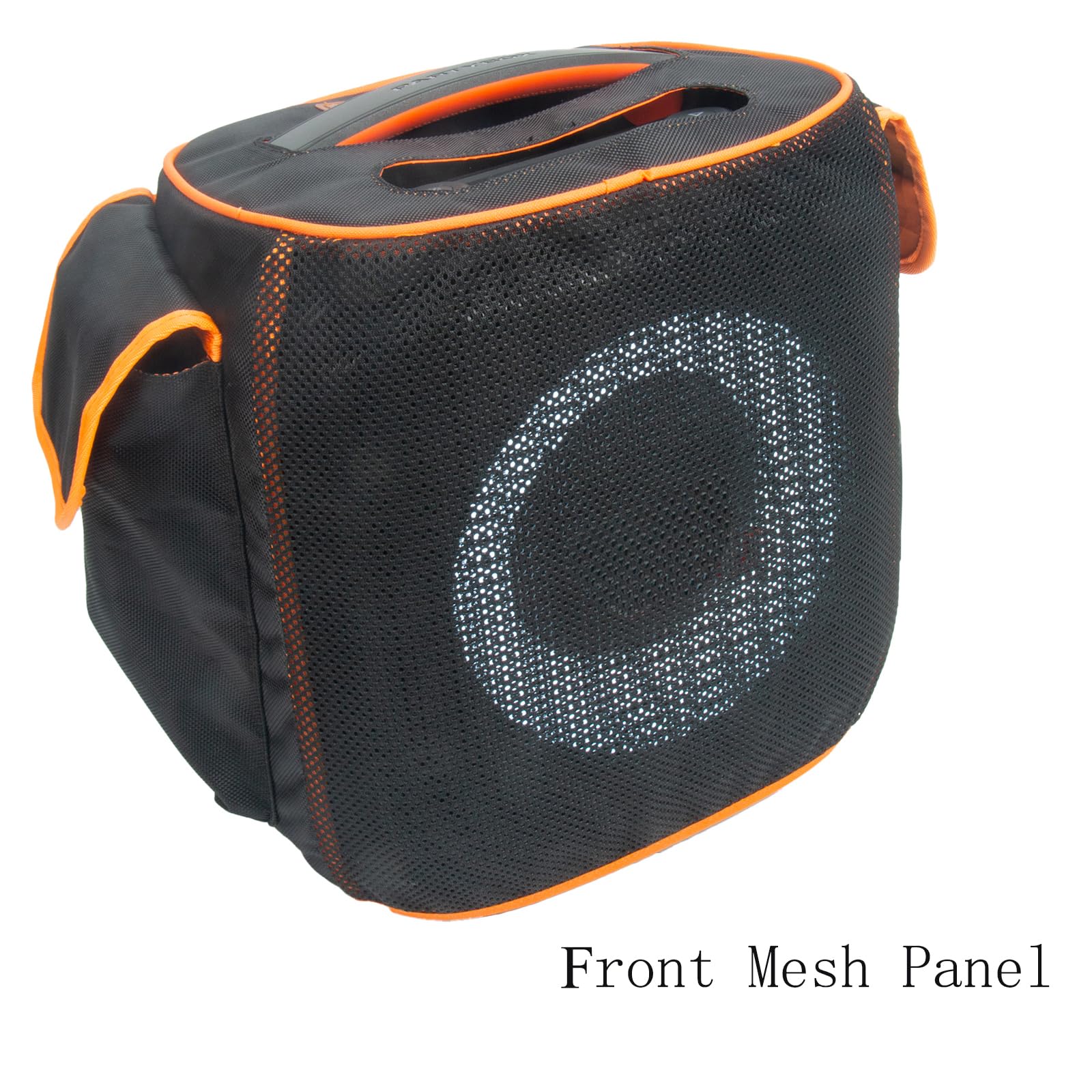 Housse de protection pour PartyBox Encore Essential 2, double couche de protection, résistante aux rayures, housse anti-poussière, étui sur mesure pour enceinte, manche en maille, avec 2 poches de
