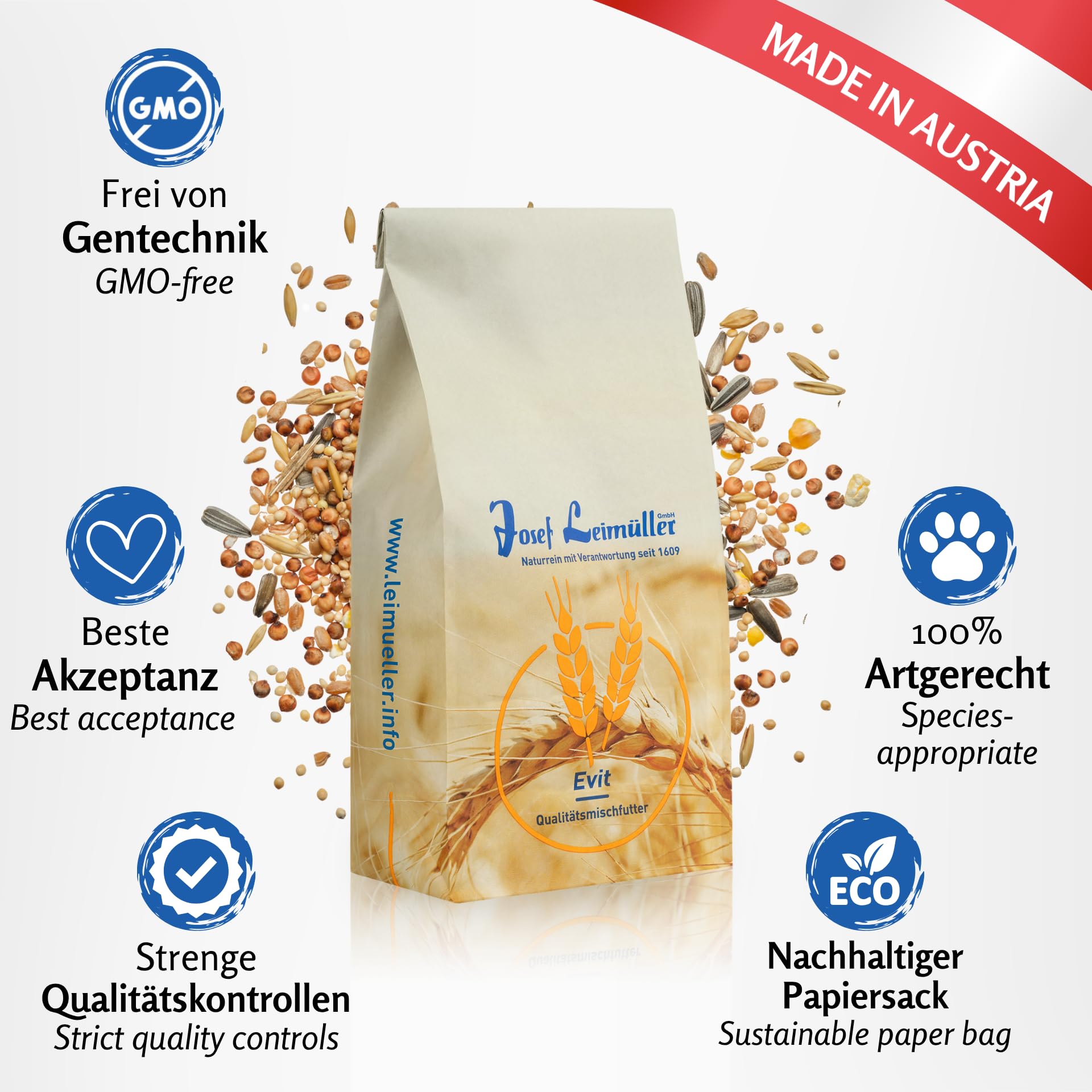 Dehner Natura - Mangime Per Uccelli Selvatici, 30 Pezzi (3 Kg - Foto 13