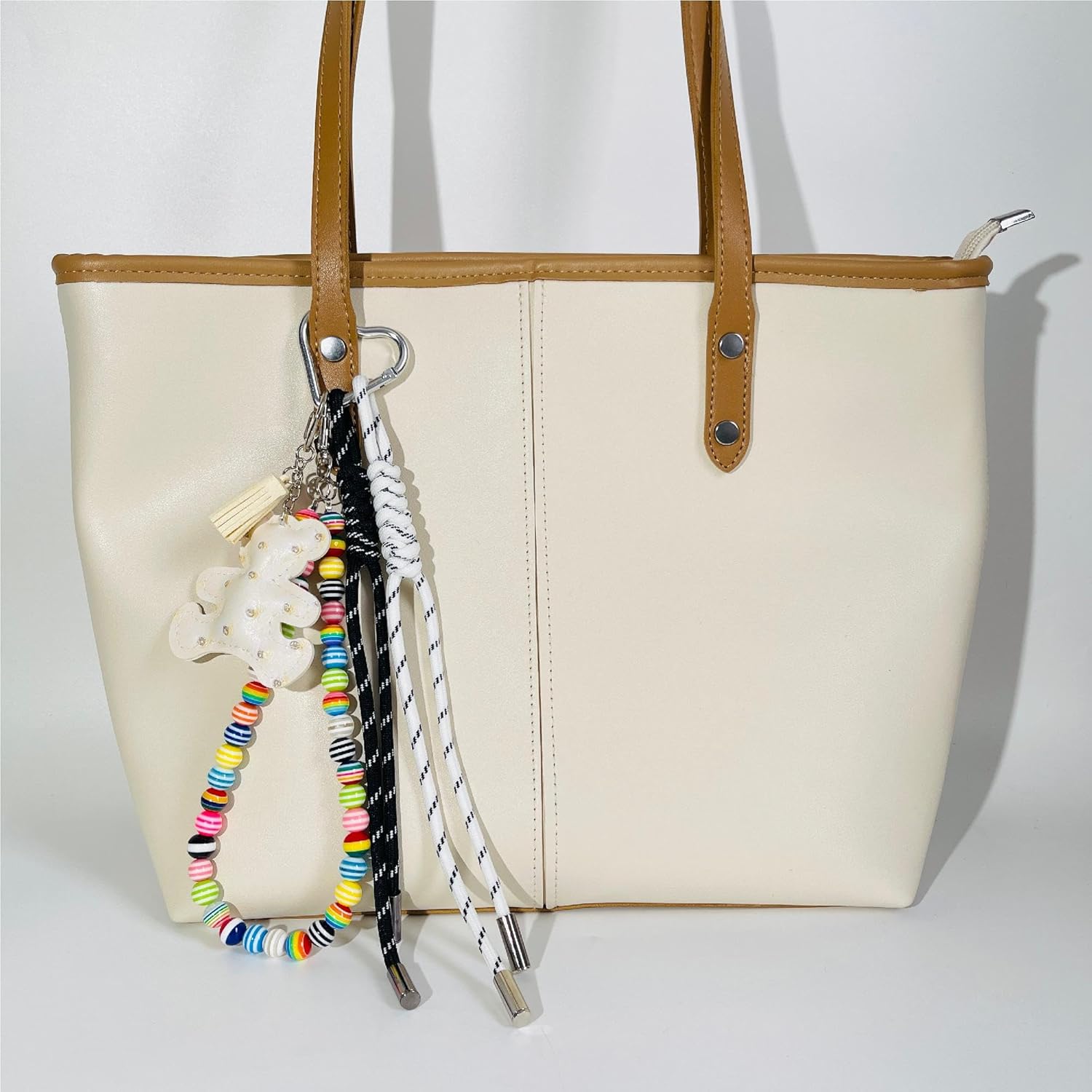 Hand-Woven Nylon Rope Key Chain, Bag Charm, Keychain for Women, Aesthetic Keychain, Bag Accessories Charms for Backpack, Handbag - Image 5