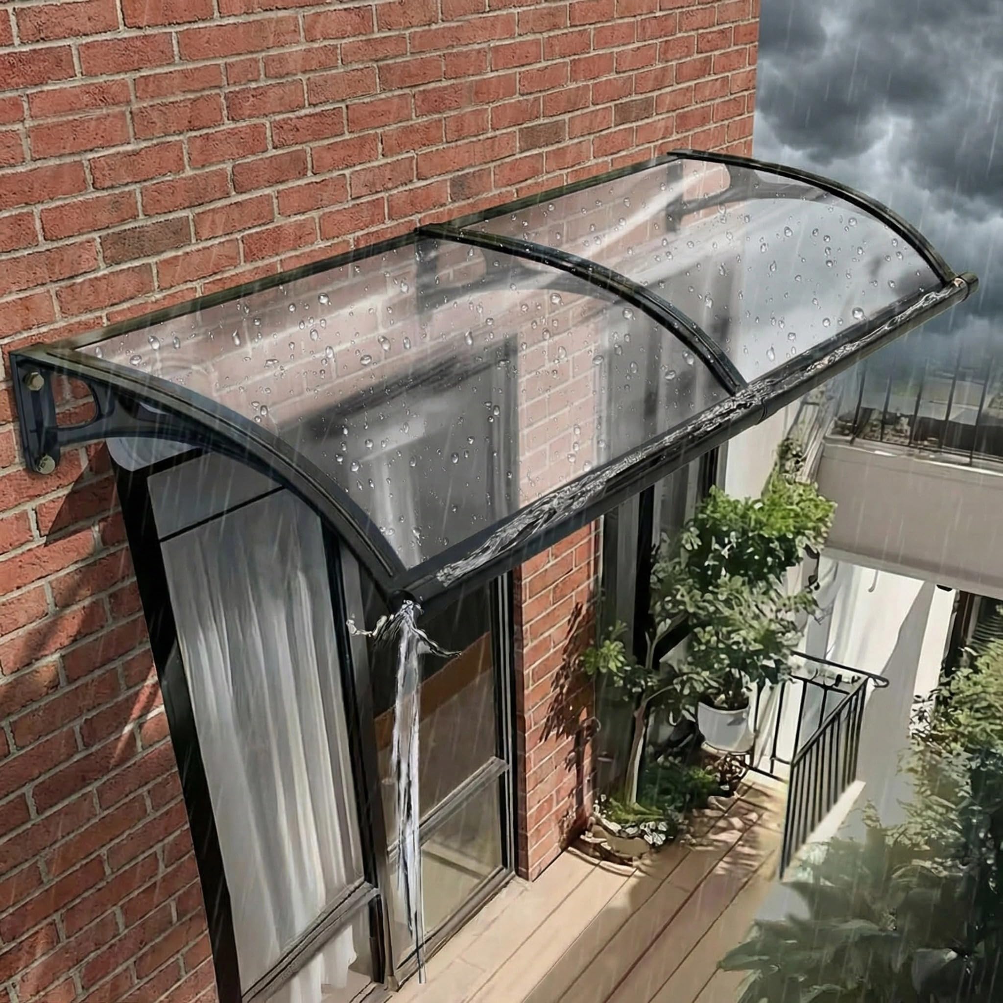 Tapis d'évier d'extérieur anti-glisse en aluminium pour éviter l'humidité