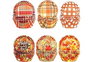 Quera Thanksgiving Cupcake Liners - Celebrate the Warmth of Fall