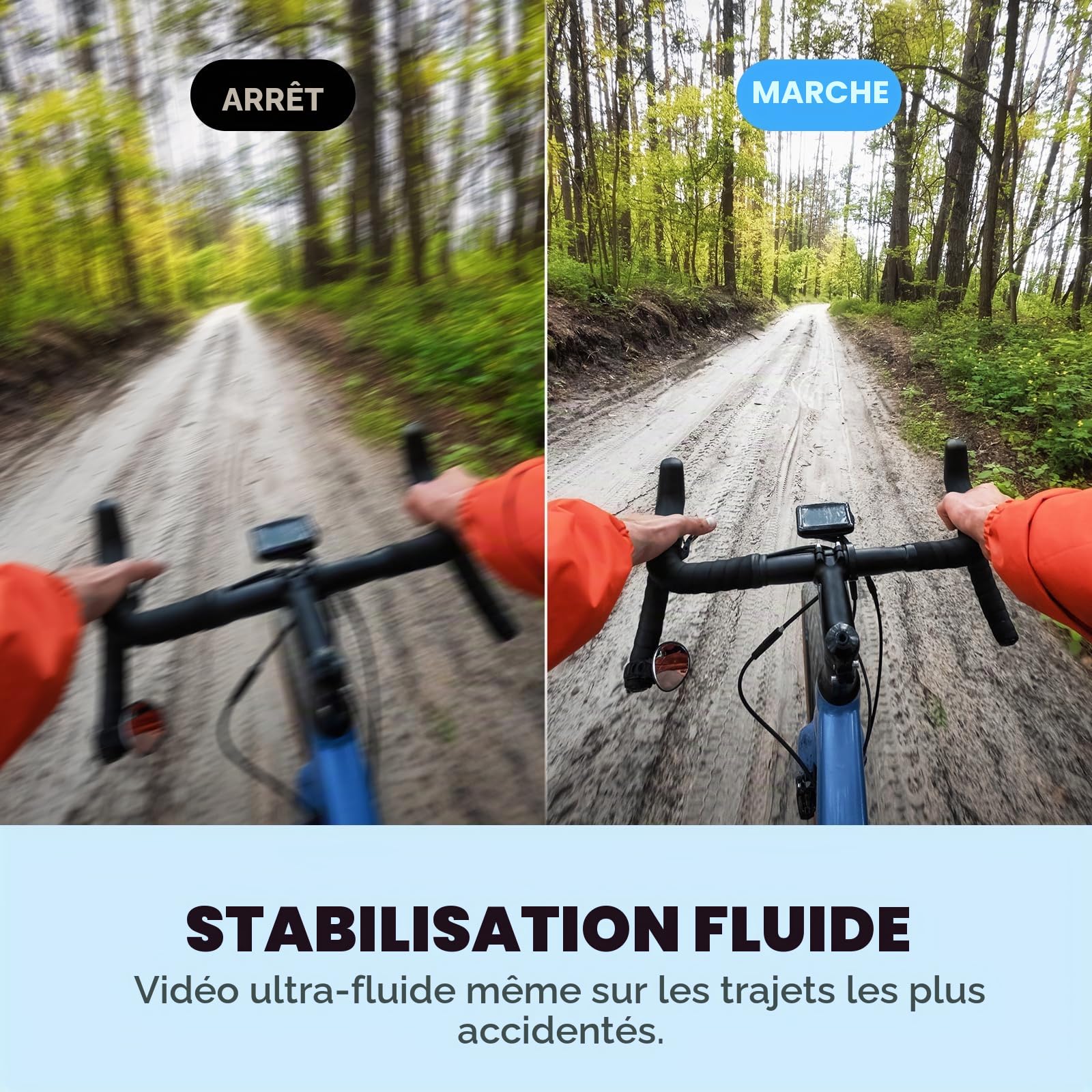 AKASO EK7000 Pro Caméra Sport 4K avec Carte MicroSDXC 64GB, 20MP WiFi Action Caméra Sportive avec Ecran Tactile, EIS Stabilisateur, Télécommande, 170° Angle Réglable, Étanche 40M et 2 Batteries
