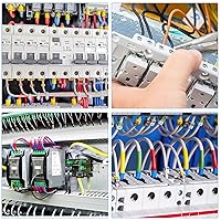 Vista 101 de Nilight 540 conectores de alambre termorretráctiles, impermeables, kit de terminales eléctricos marinos automotrices, anillo, horquilla, espada