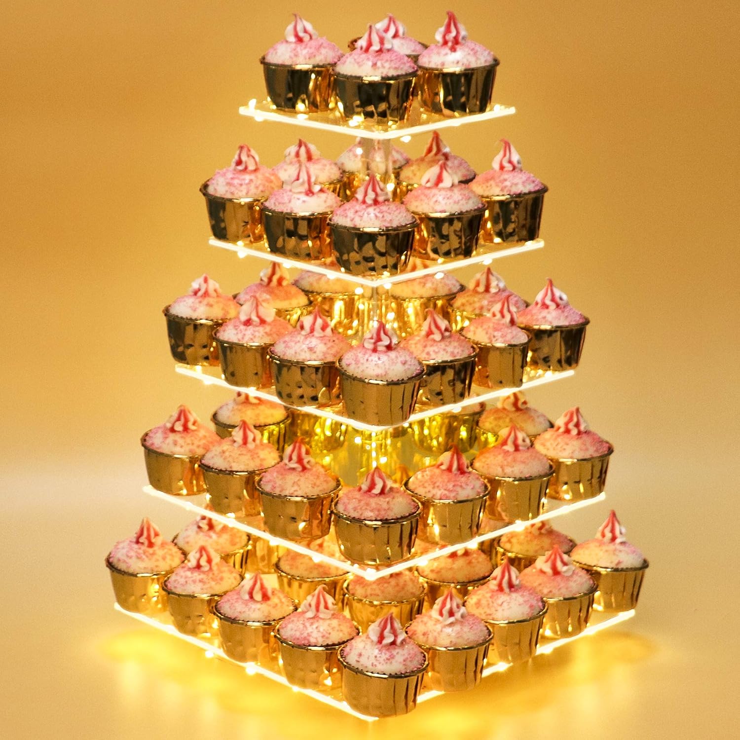 Pastry Stand 5 Tier Acrylic Cupcake Display Stand Cake