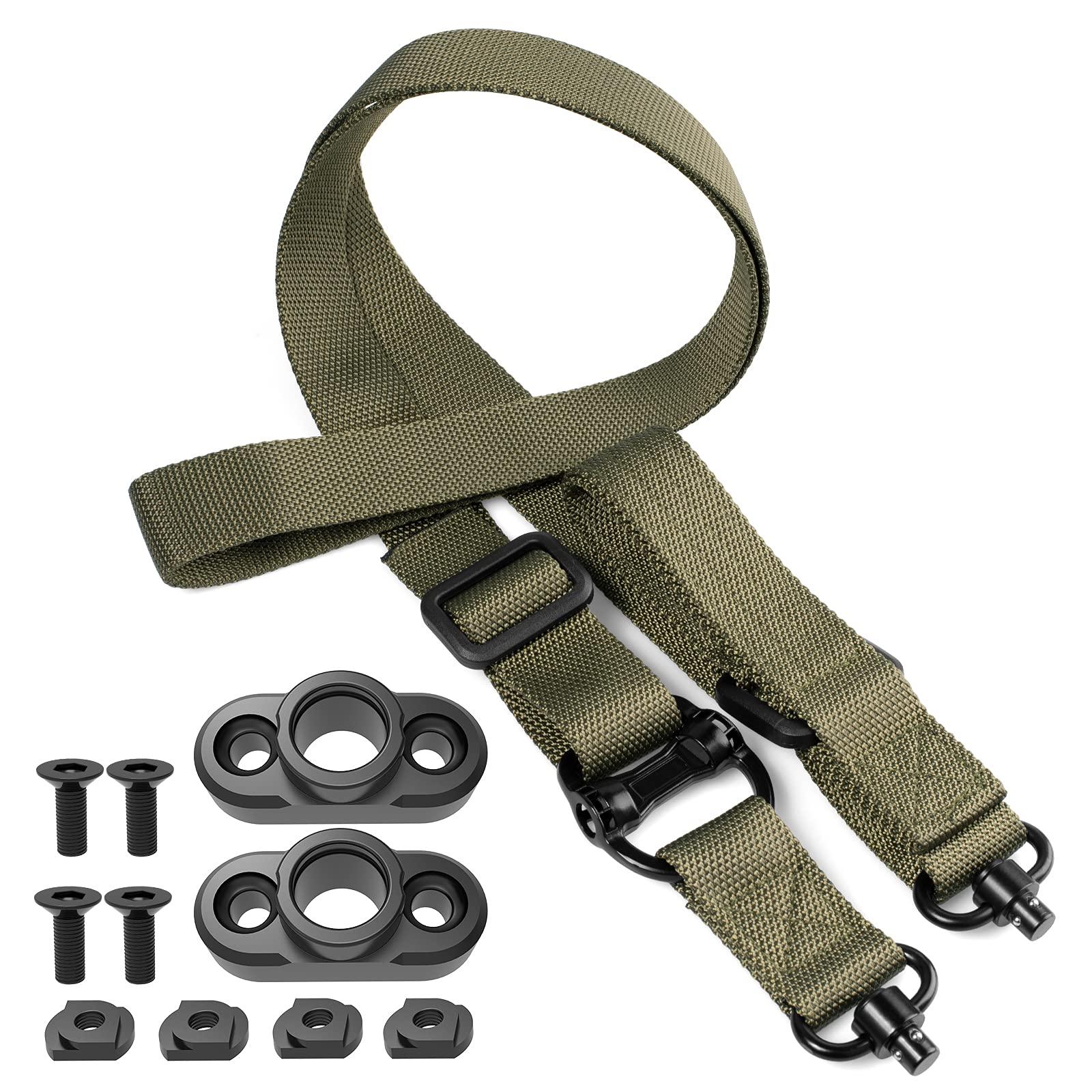 Buy HANAMO Two Point Traditional Sling with Quick Adjust Thumb Loop 2