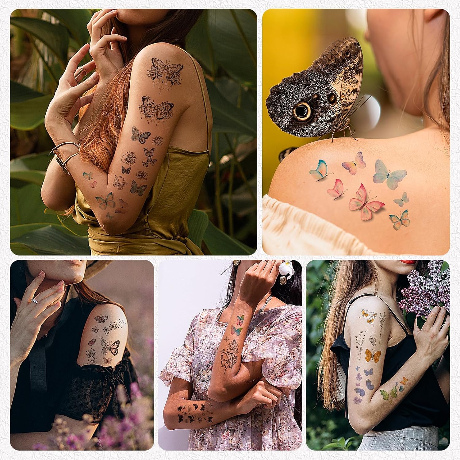 Tatuajes Temporales De Mariposa Para Niños – 36 Estilos Con Brillantina Y Luminosos, Ideales Para Fiestas Y Cumpleaños