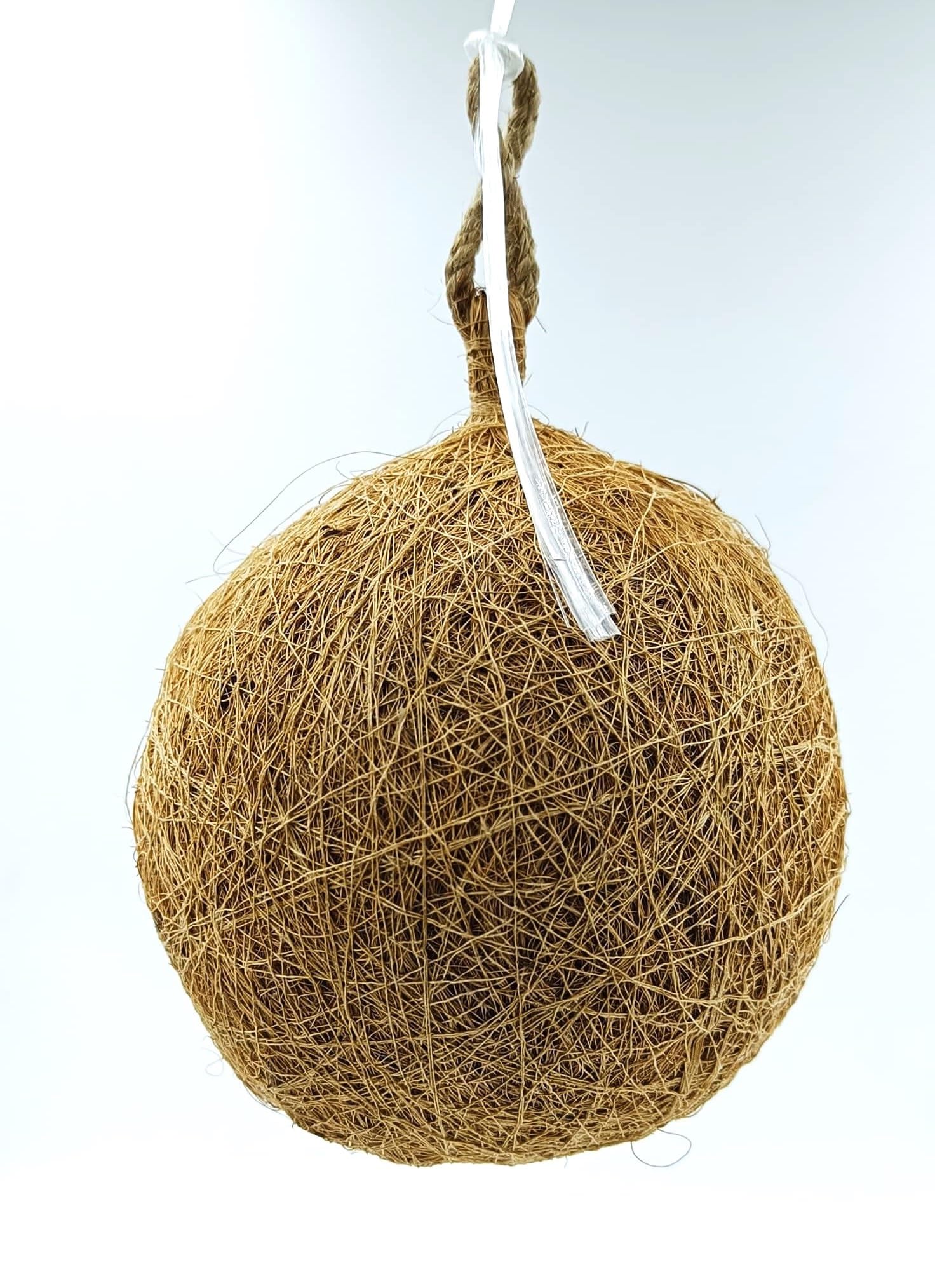 Handcrafted Jute Bird Nest for Cages, breeding, Wild Birds - Cozy Haven for All Medium,Small Birds Like Sparrows, Finches & Java Sparrows (1 Nest) 4