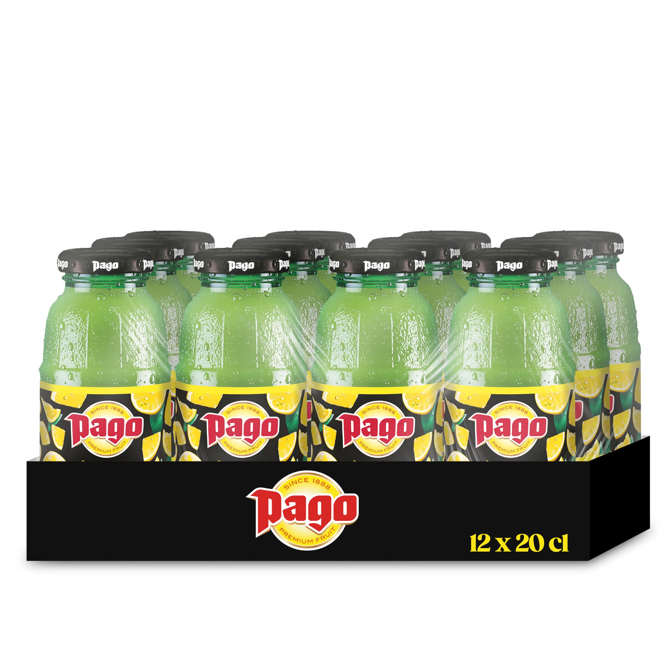 Zumos Pago Especialidades - Bebida de Limonada a partir de Zumo de Limonada - Pack 12 x 200ml