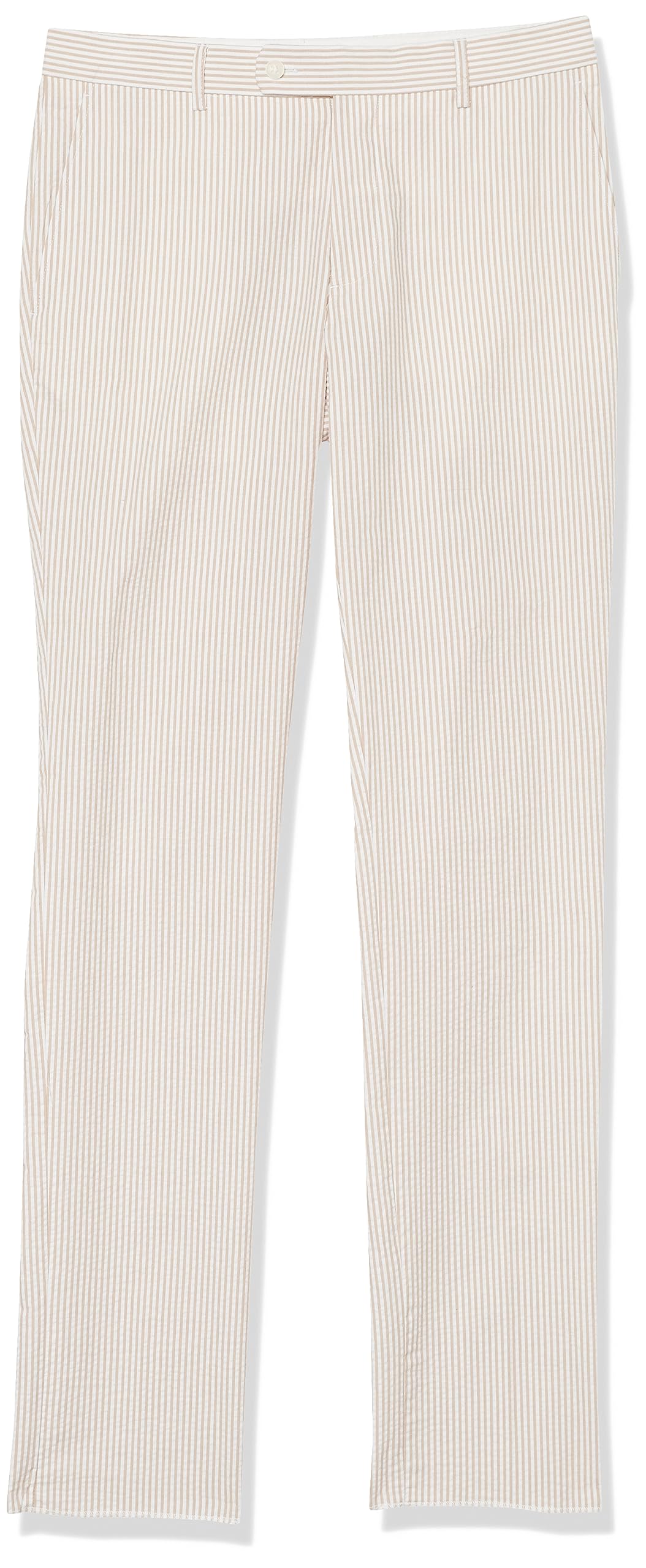 Kroon mens Andrew Active Inspired Movement Combed Cotton Seersucker Suit Separate Flat Front Pants Business Casual Pants (pack of 1)