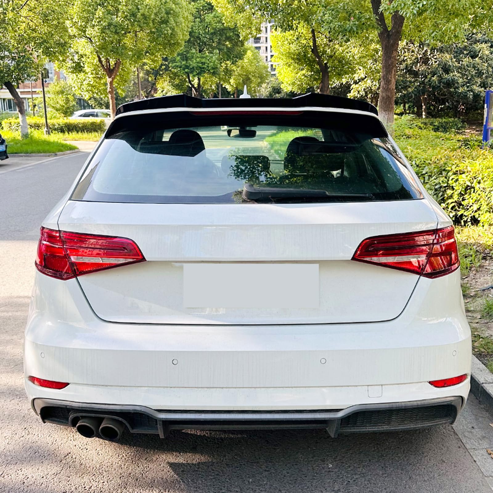 Spoiler posteriore per bagagliaio per Audi A3 S3 RS3 8V Sline Hatchback 2014-2020