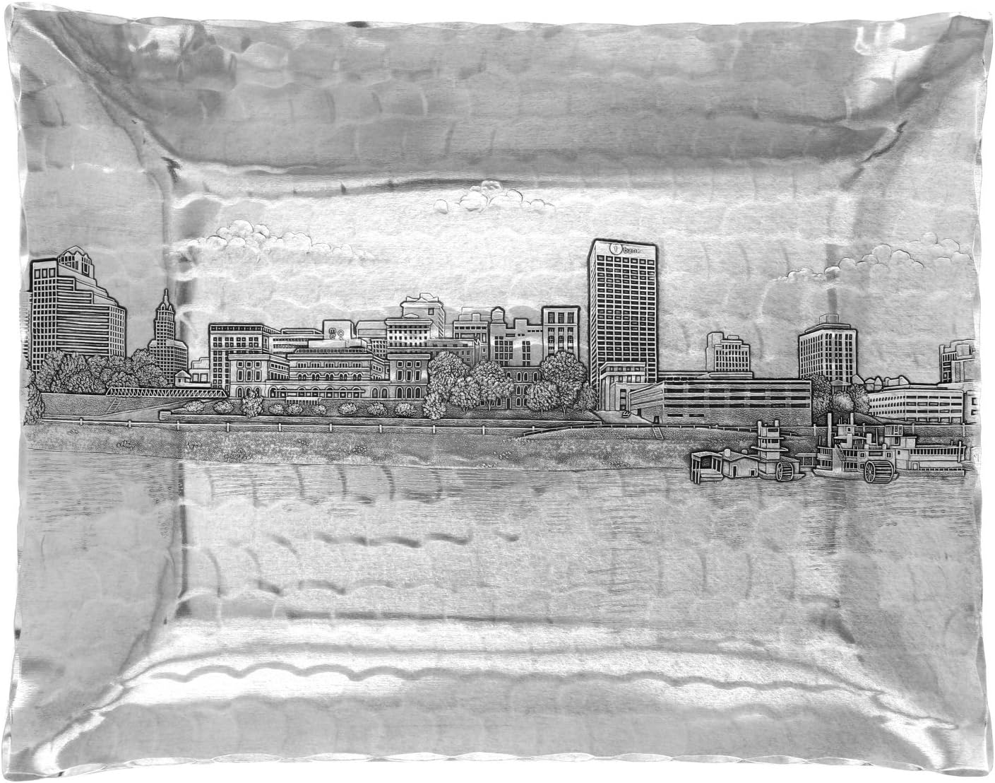 Wendell August Forge Memphis Cityscape Rectangular Hudson Tray