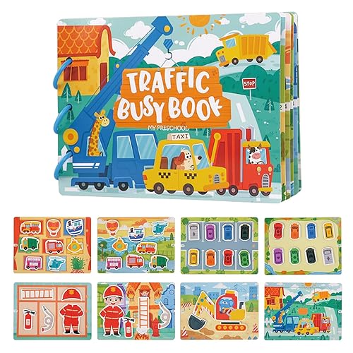 Dr. MUYA® Montessori Toy for 1 2 3 Years, Toddler Toys, Busy Book, Toy for 2 Year Old Girls, Early Development & Activity Toys, Toddler Activity Book, Gift for Boys Aged 1–3 Years