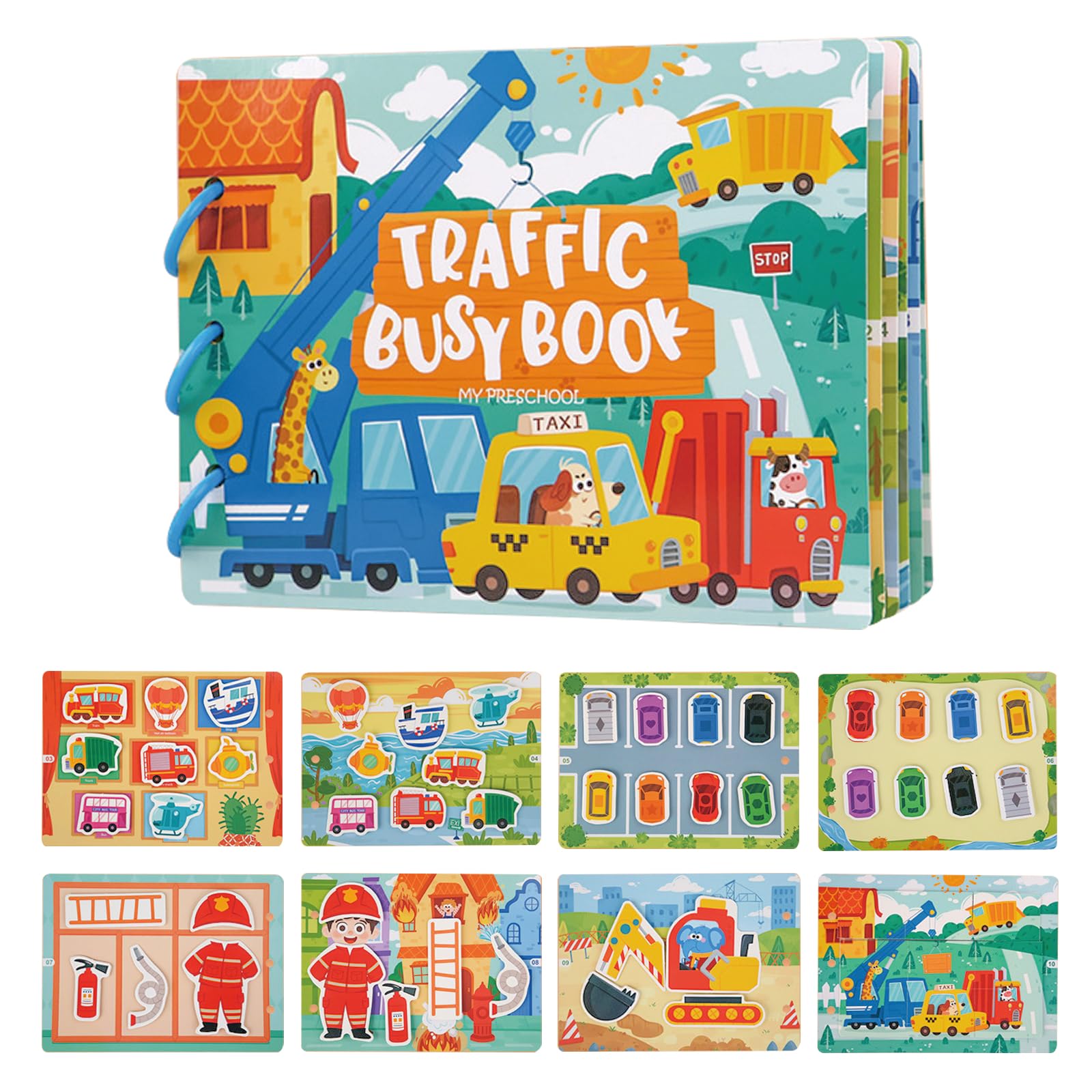 Dr. MUYA Montessori Toy for 1 2 3 Years, Toddler Toys, Busy Book, Toy for 2 Year Old Girls, Early Development & Activity Toys, Toddler Activity Book, Gift for Boys Aged 13 Years