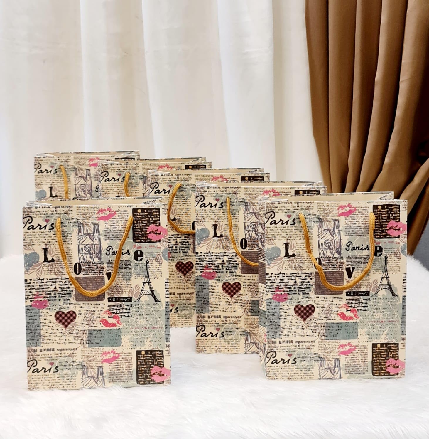 SATYAM KRAFT 6 Pcs Big Paper Bag Goodie Bags With Handle 37 * 28 cm Gift Paper bag, Carry Bags, gift bag, gift for Gifting, Christmas Gift, marriage Return Gifts, Xmas, Birthday, Wedding, Festivals (B0CP29V78D) Amazon Price History, Amazon Price Tracker