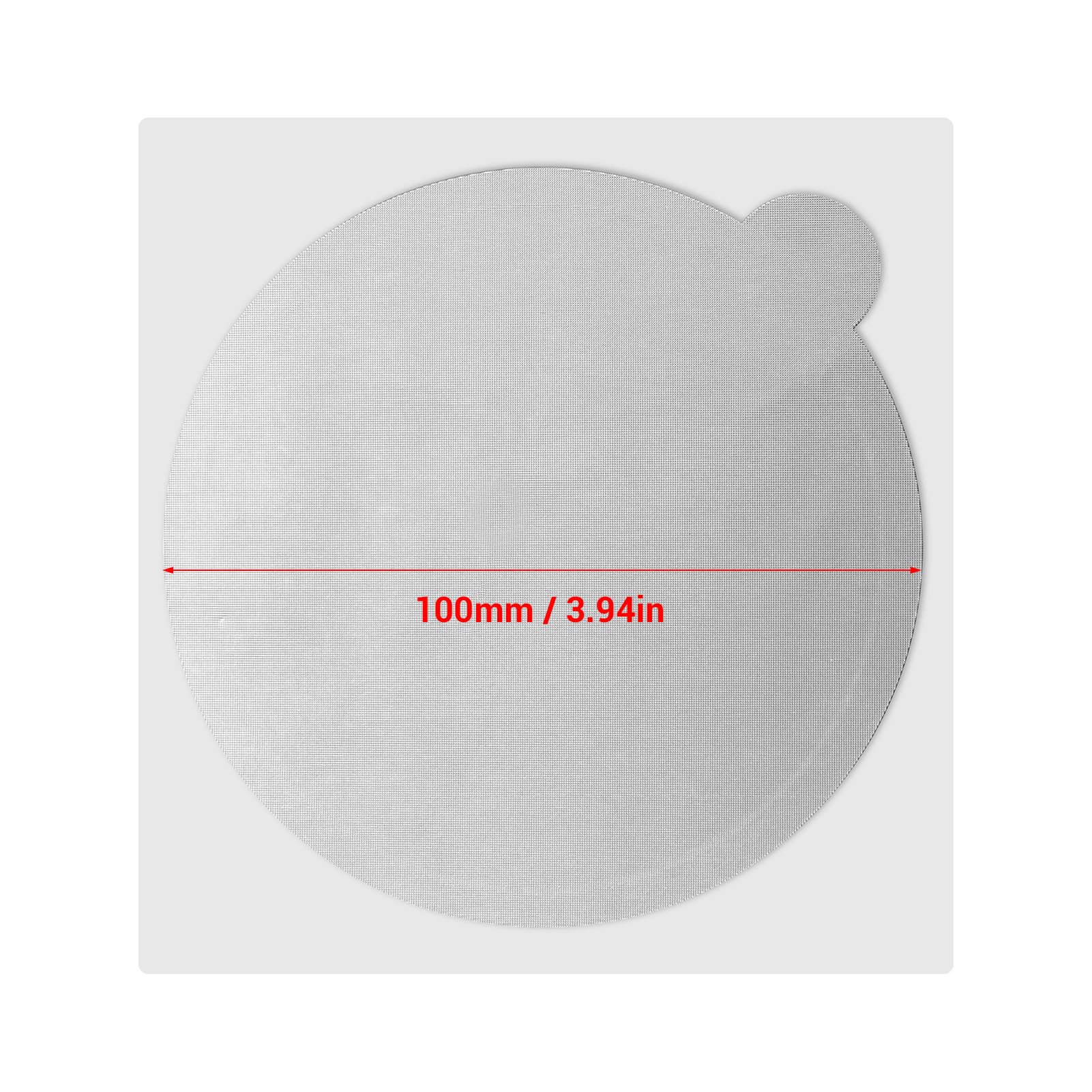 Jiawu Tapa de Aluminio de100 PCS, Calcomanías, Cápsulas de café, Calcomanías de Aluminio para Reutilizar las Cápsulas de Espressos (100MM)
