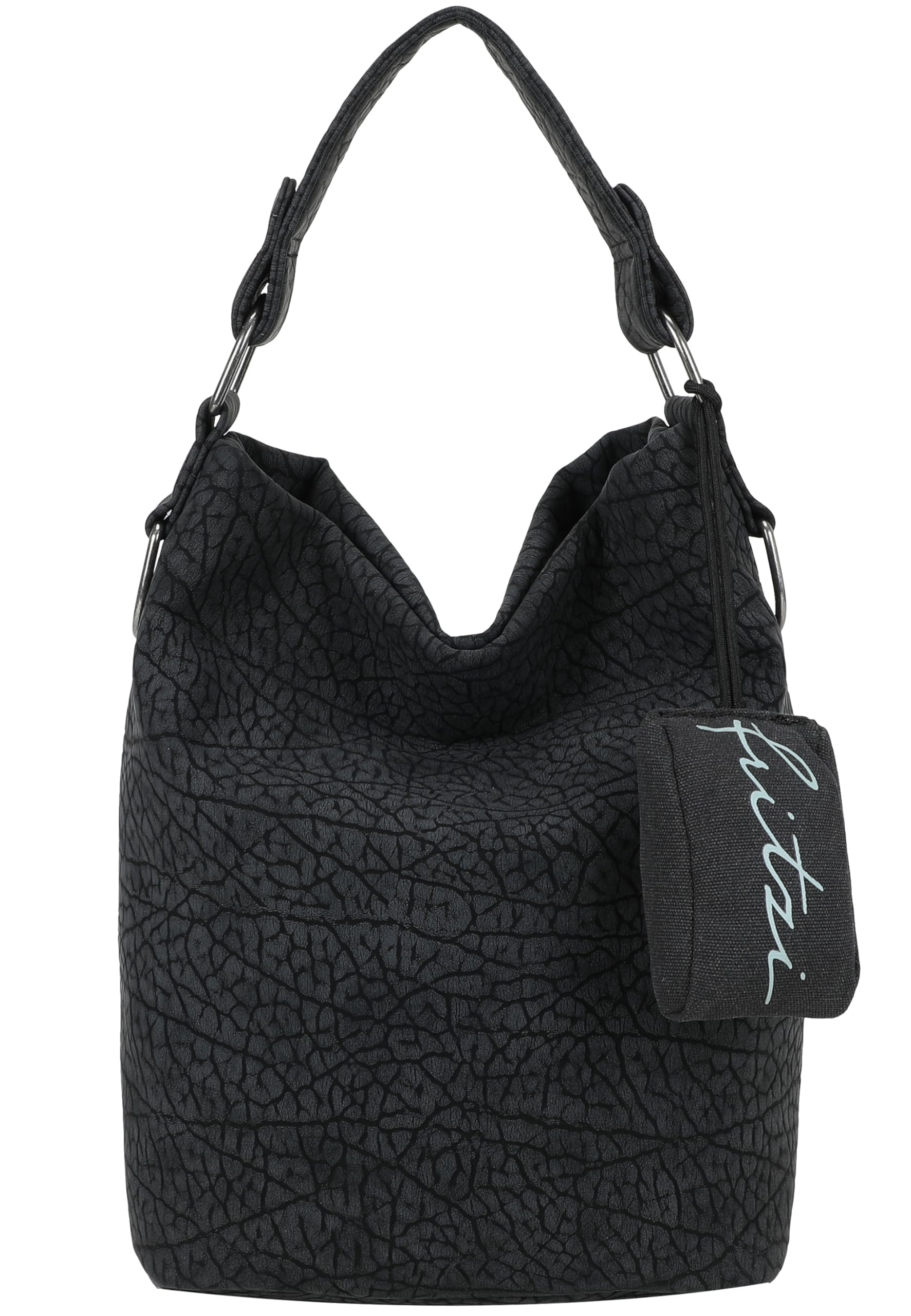 Fritzi aus Preußen shoulder bag Ella Hobo Matta Soft Black anthracite