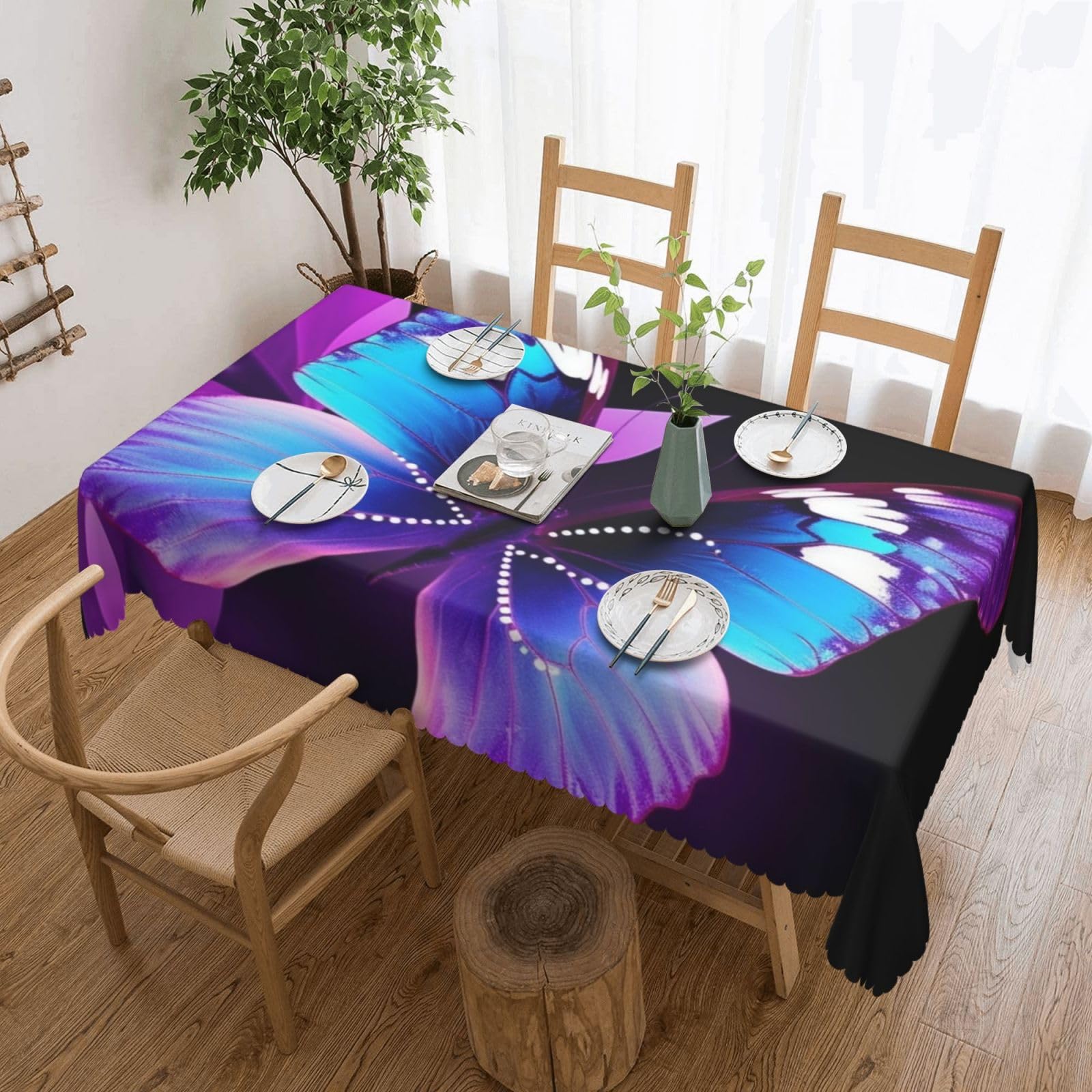 Nappe rectangulaire imperméable et lavable anti-tache