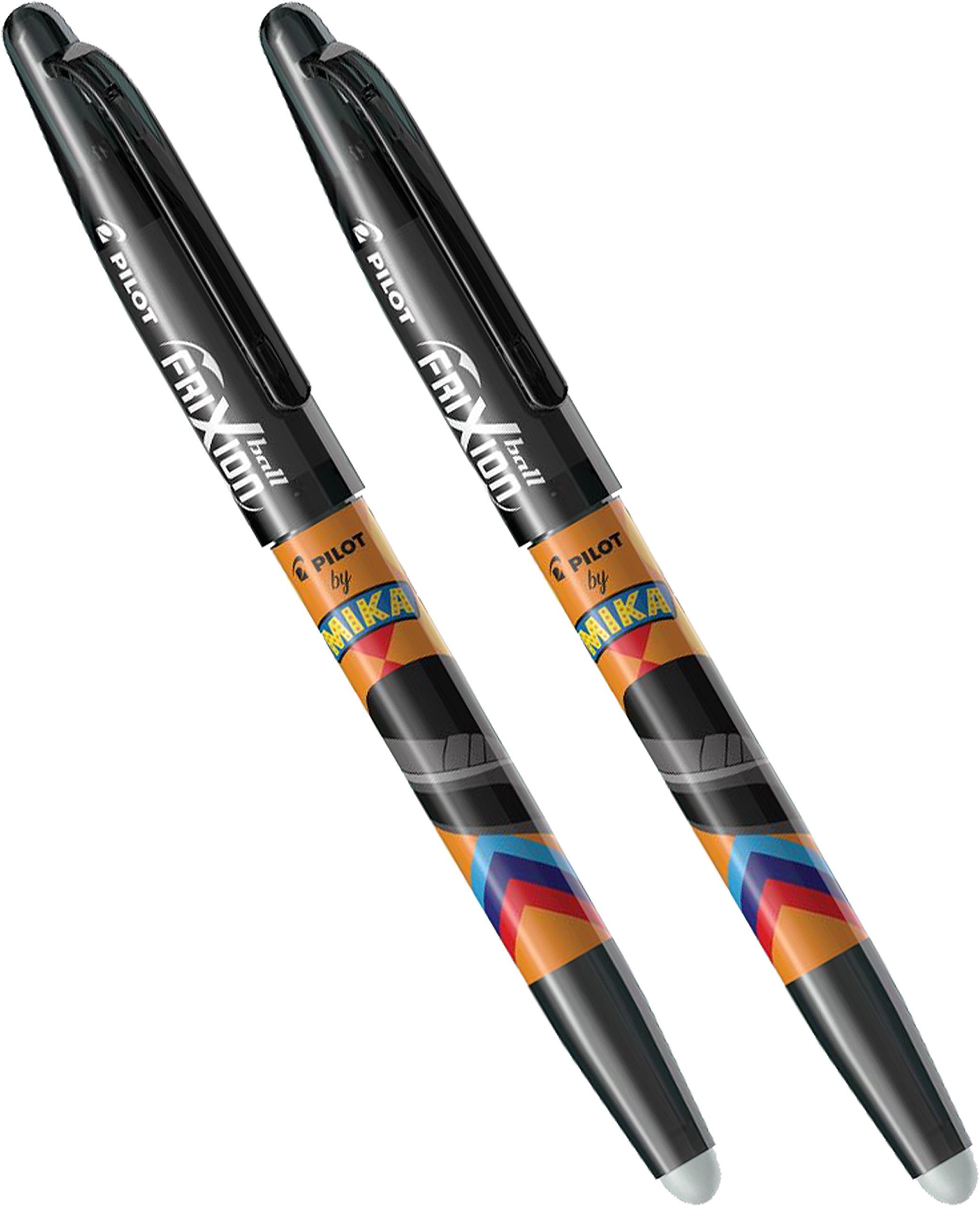 PILOTFriXion Erasable Rollerball Pen Mika, black, 2