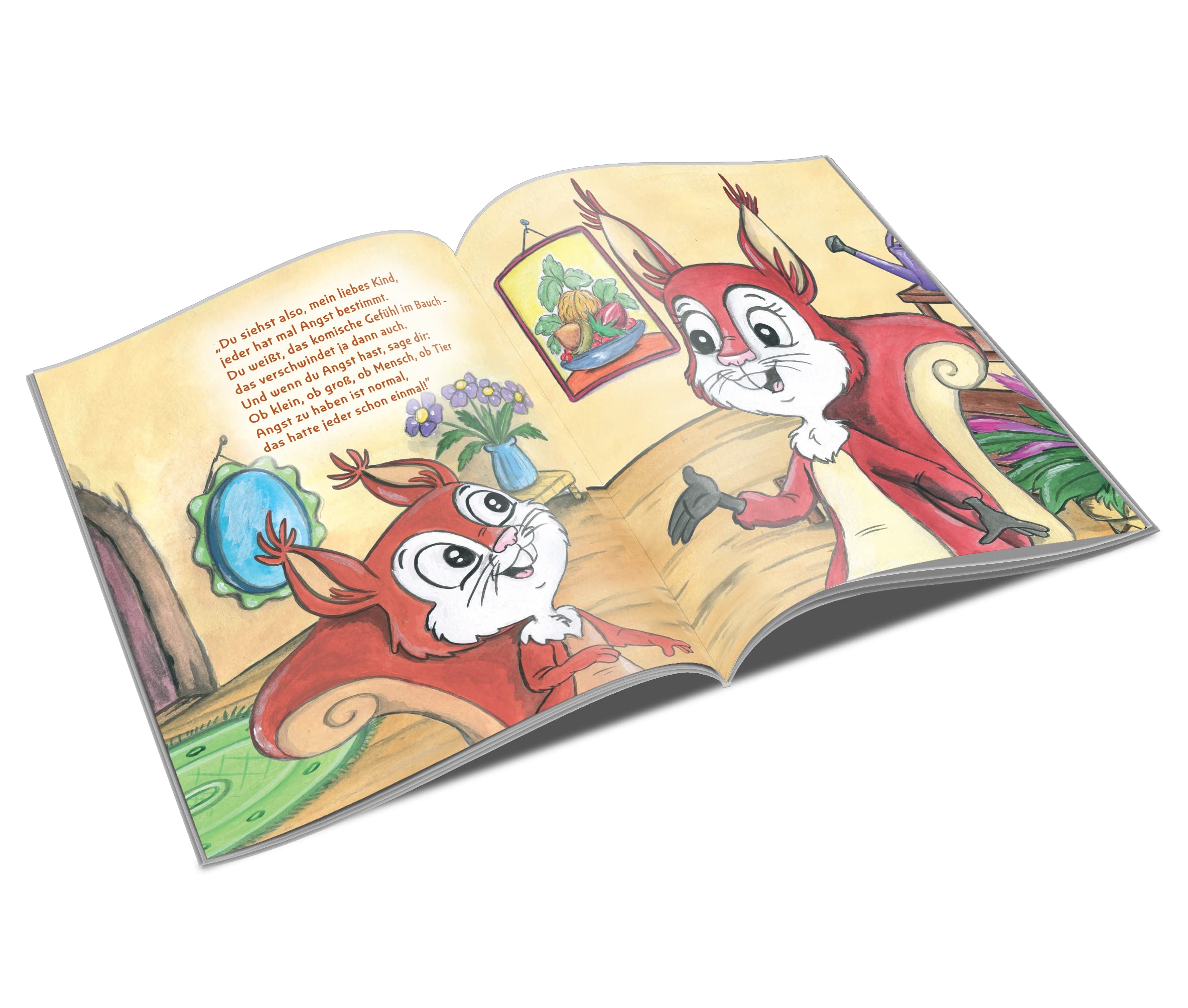 Eddy das Angsthörnchen: Ein liebevolles Kinderbuch über die Angst, die in jedem von uns steckt - Mut und Selbstbewusstsein stärken
