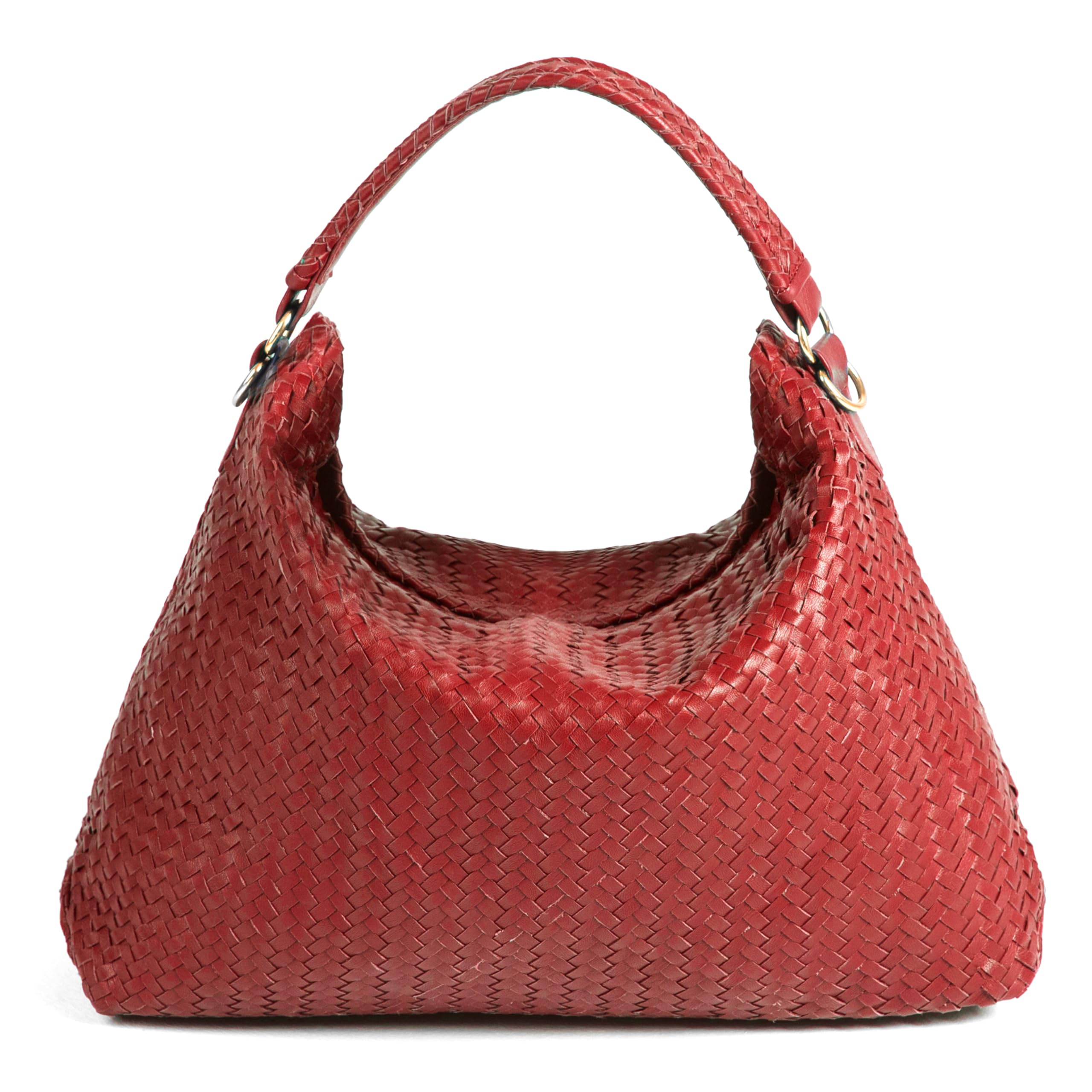 Jild Hobo Style Woven Bag for Women - Soft Handmade Genuine Leather Work Tote Bag - Cross Body Womens Purse