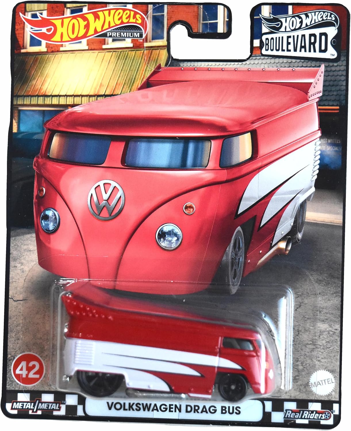 Hot Wheels Volkswagen Drag Bus, red Boulevard