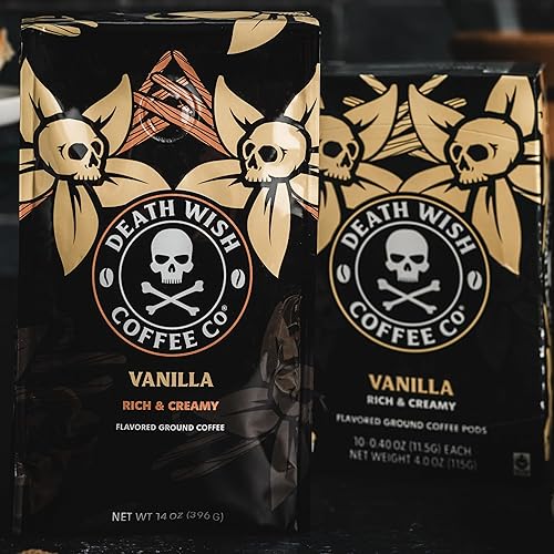 Miniatura 9 de DEATH WISH COFFEE - Café molido de vainilla (14 oz)