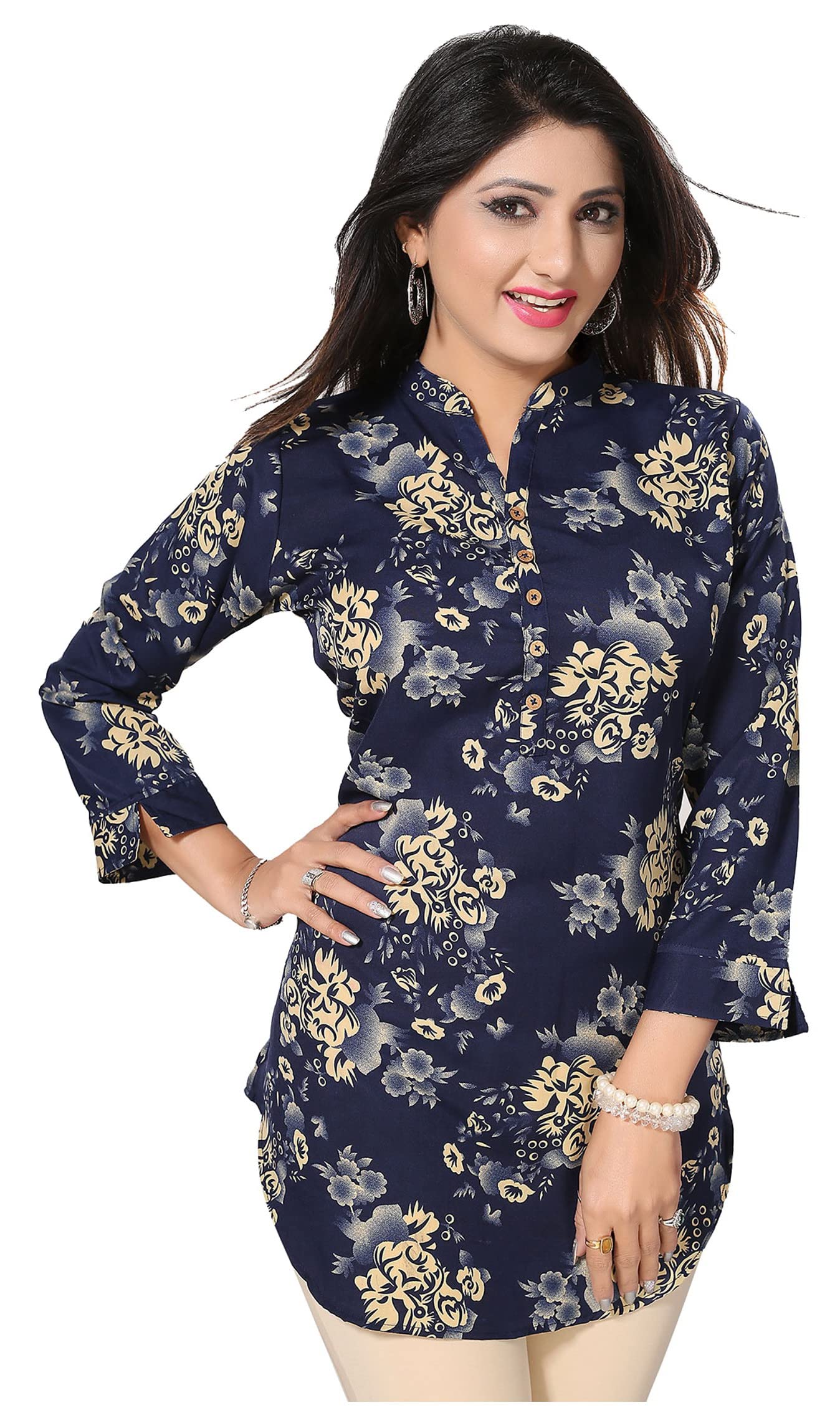meher Impex Women Girls Crepe Top Tunic-picture-35
