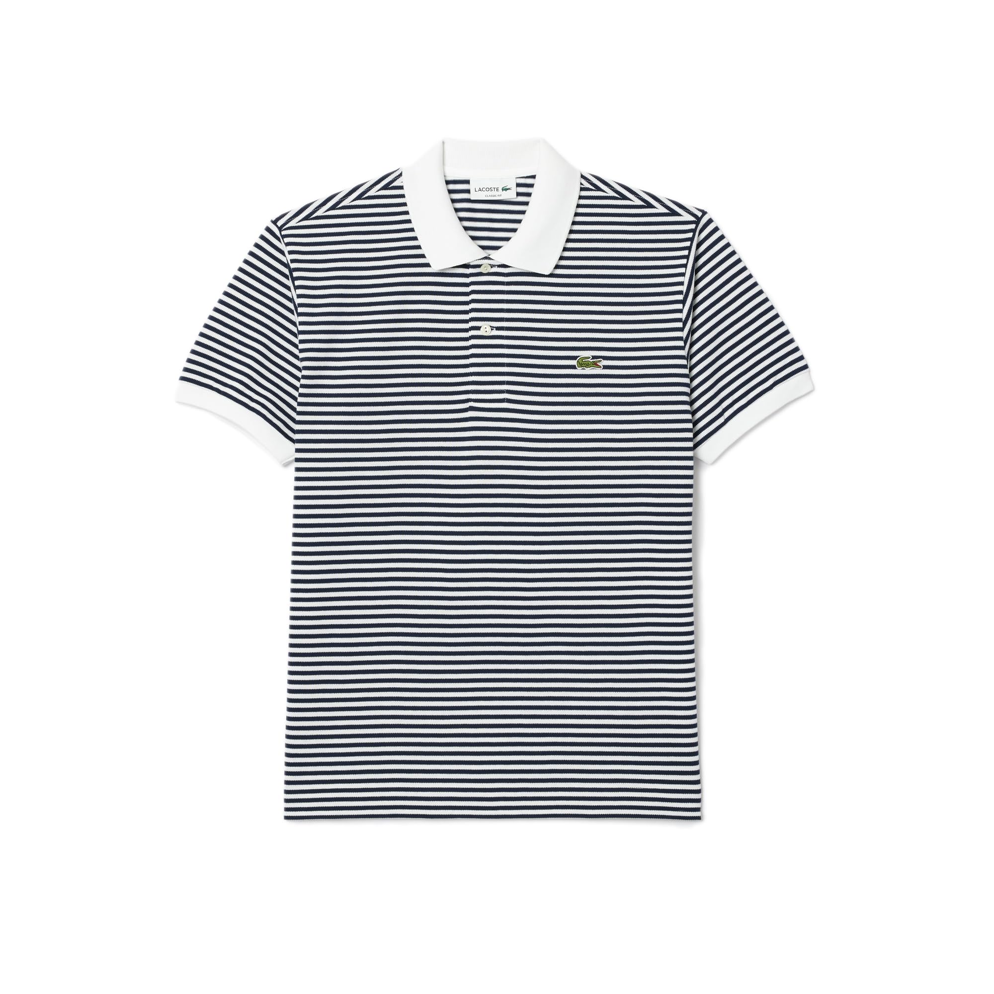 LacosteMen's Striped Classic Fit Polo Shirt