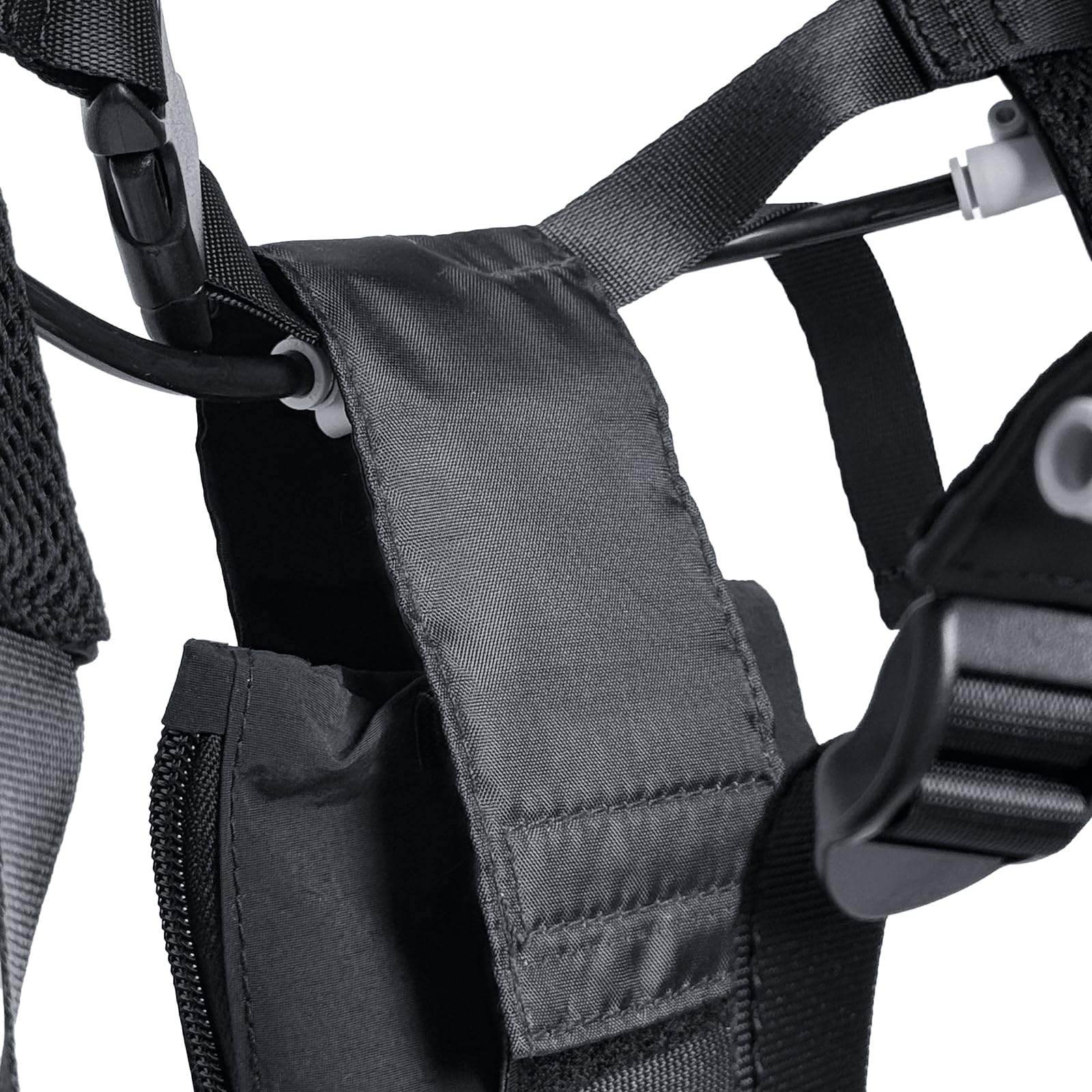 PMI Smoke Vest per SmokeNINJA Pro - Imbracatura portatile per nebbia con tubi, resistente agli spruzzi, resistente al calore, per cosplay, FX, Halloween, compatibile con SmokeGENIE