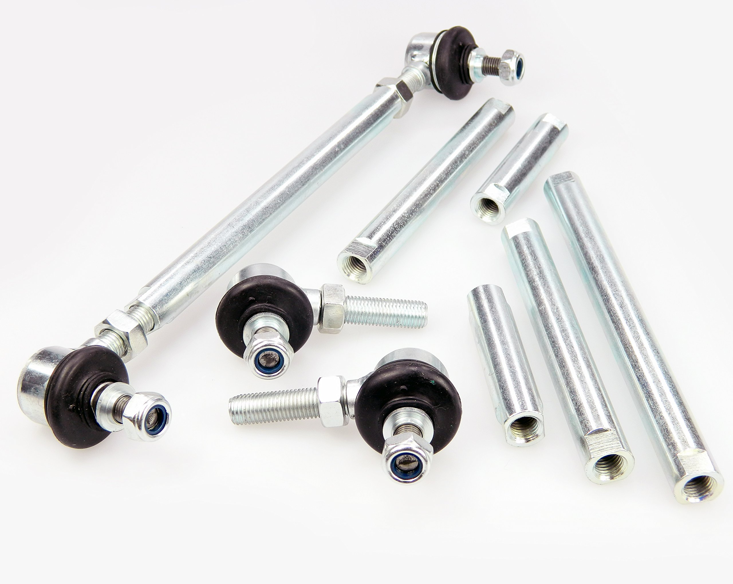 TA Technix Koppelstangen verstellbar für Gewindefahrwerk, gekürzt, 2 Stück