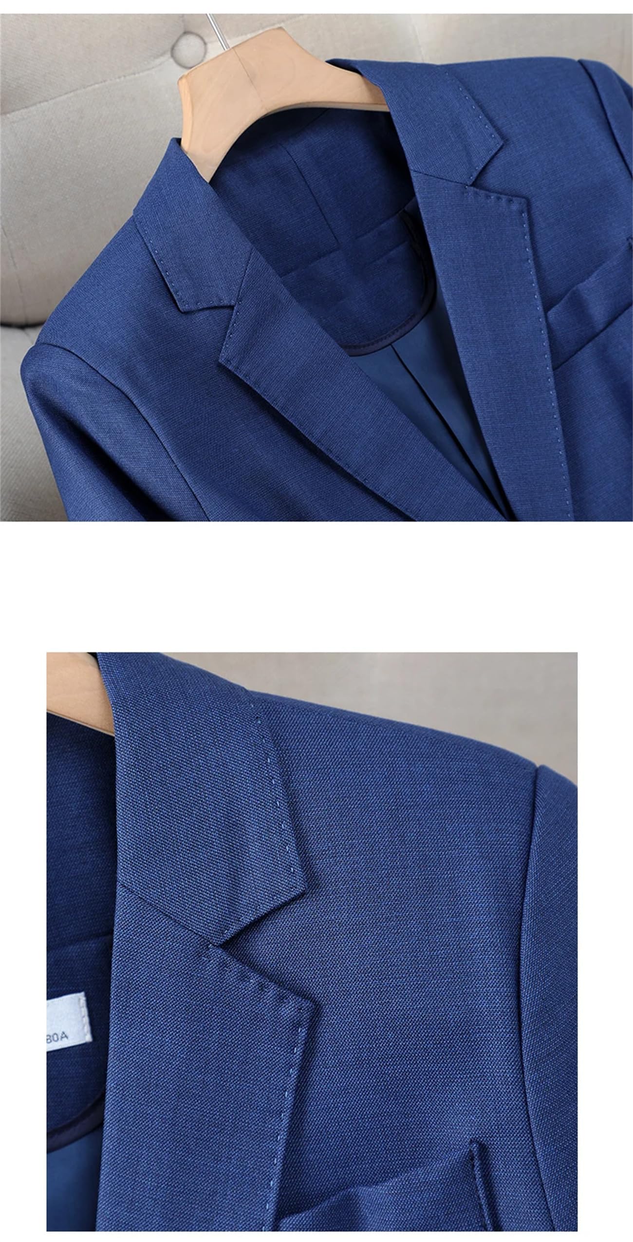 Completo da donna con un bottone blazer pantaloni set 2 pezzi outfit Elegantes set abbinati autunno pantaloni a vita alta