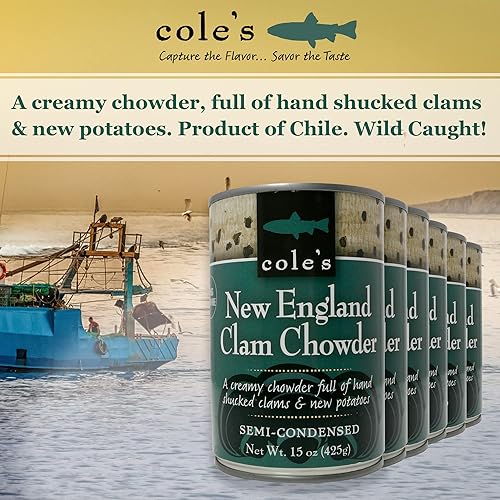 Miniatura 4 de COLES FRESH NEW ENGLAND CLAM CHOWDER - Sopa fresca, sin gluten, sopa fresca con papas y almejas nuevas
