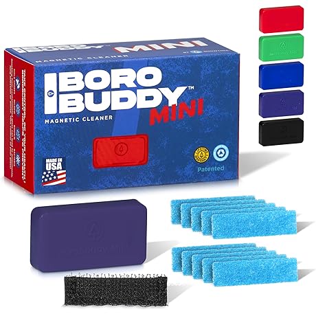 BoroBuddy Premium Magnetic Glass Cleaner: Effortlessly Clean Your Glassware