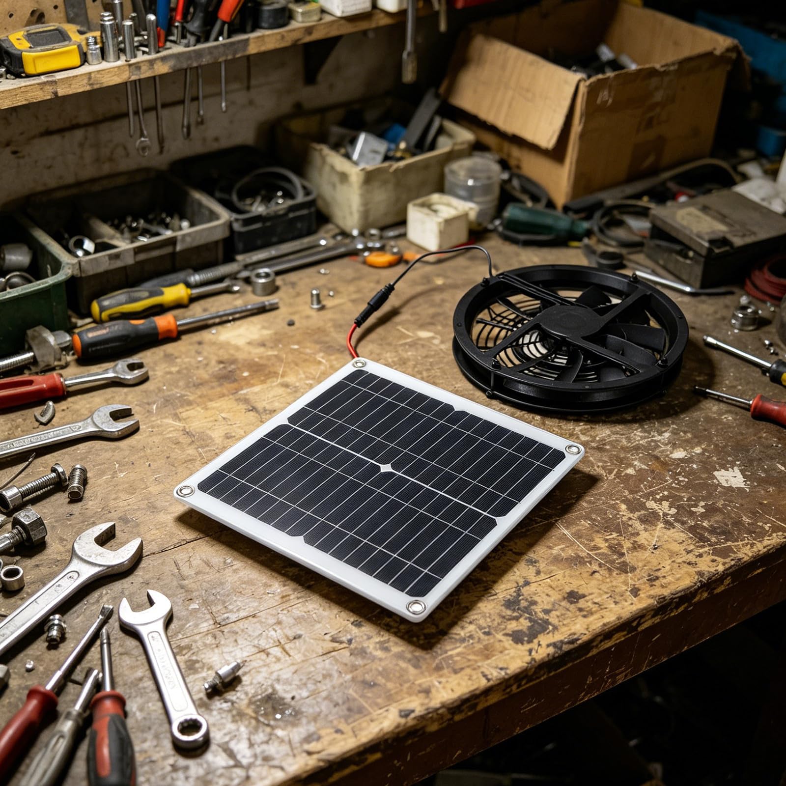 Toyvian Wentylator Solarno-panelowy Do Kurnika i Szklarni Wysokowydajny Wentylator Wyciągowy Do Małych Przestrzeni Wentylacja Schronisk i Budek Zwierząt Zasilany Energią Słoneczną
