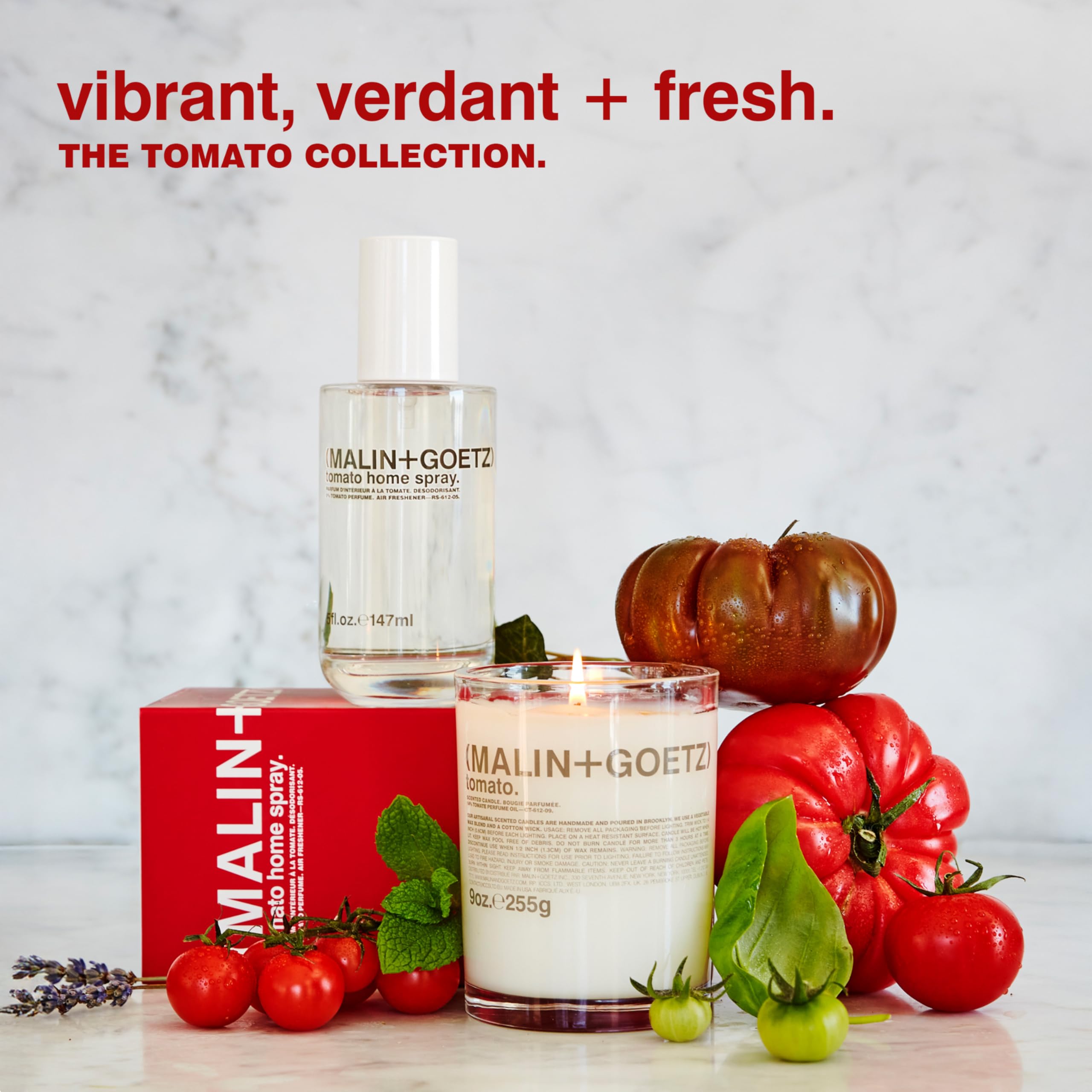 Malin+Goetz Highly Scented, Long Lasting, Slow Burn, All Natural, Hand Poured, Luxury Wax Blend, Aromatic Candles and Gift Set, 60 Hours, 9oz