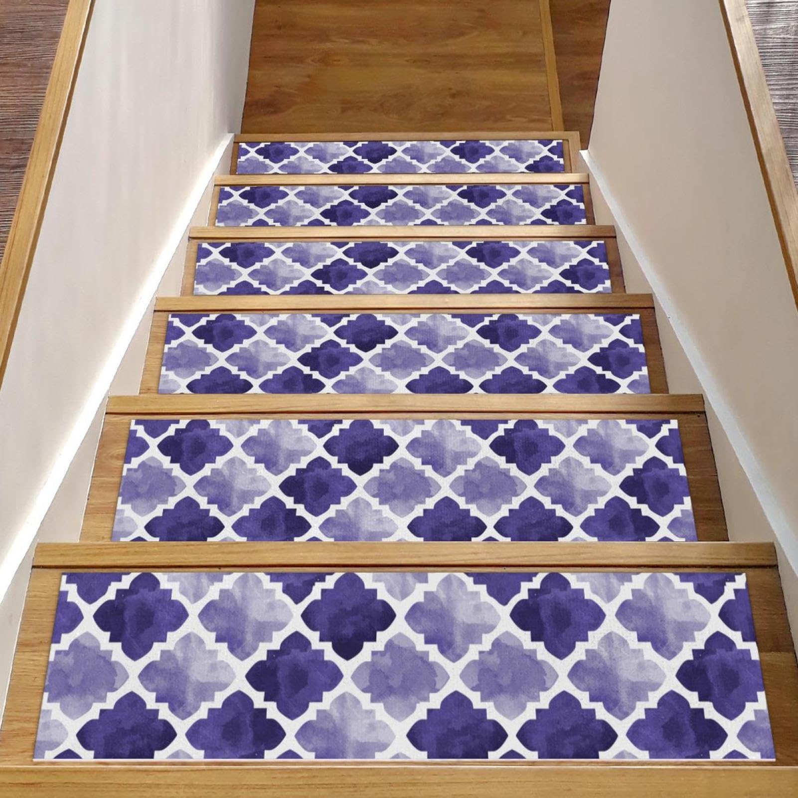 Peldaños antideslizantes para perros evite caídas en escaleras con estas alfombras moradas de interior