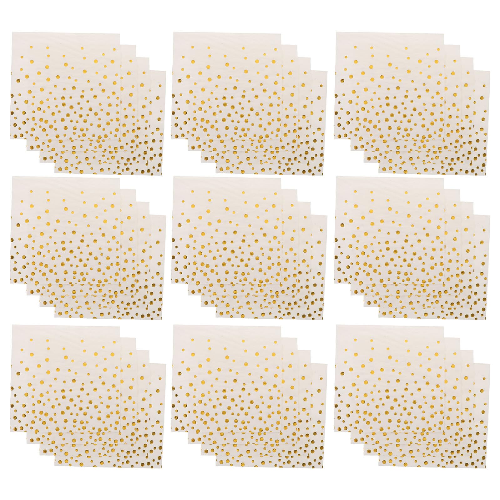 Servilletas Desechables para Bodas 100 Unidades Papel Lunares Dorados Servilletas Decorativas para Fiestas Nupciales Aniversarios y Eventos Obsequios