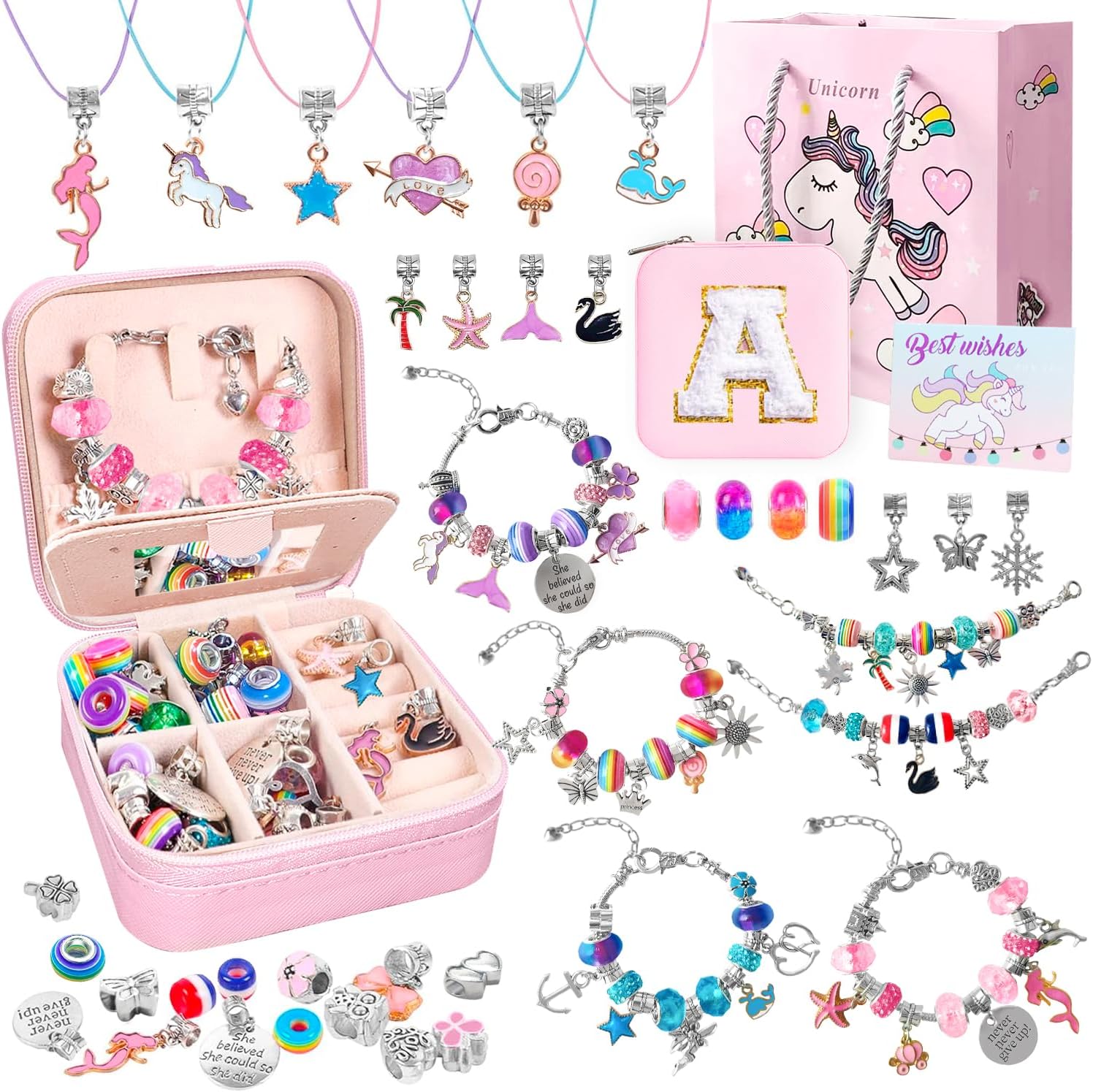 Juguetes Niña Años Mas Vendidos Kit De Joyería Para Niñas Haz