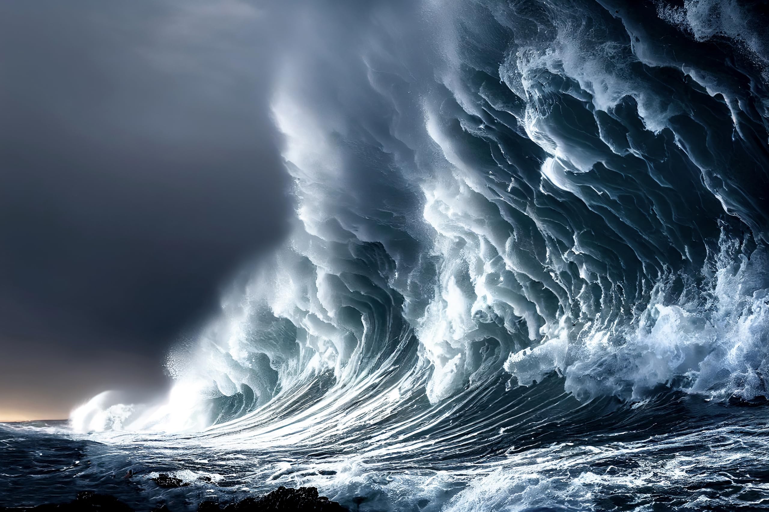 Amazon.com : CHNYWORK 10ftx8ft Storm Ocean Waves Backdrop Vortex