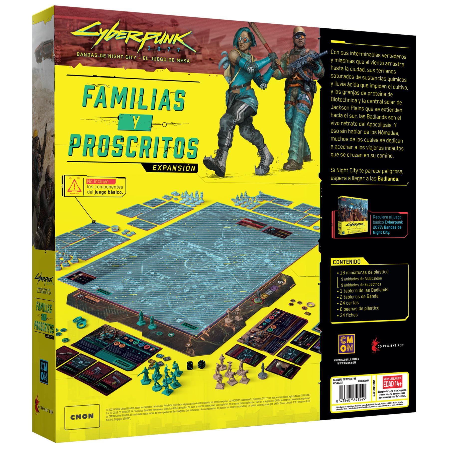 CMON | Cyberpunk 2077: Familias y Proscritos | Expansión
