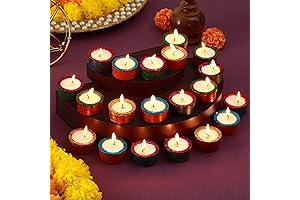 TIED RIBBONS Handmade Terracotta Diyas for Diwali