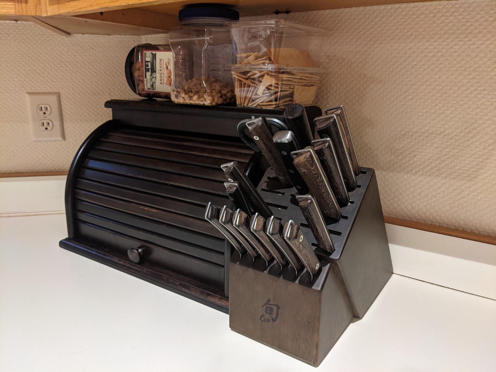 30/mo Finance Amish Valley Products Roll Top Bread Box Amish