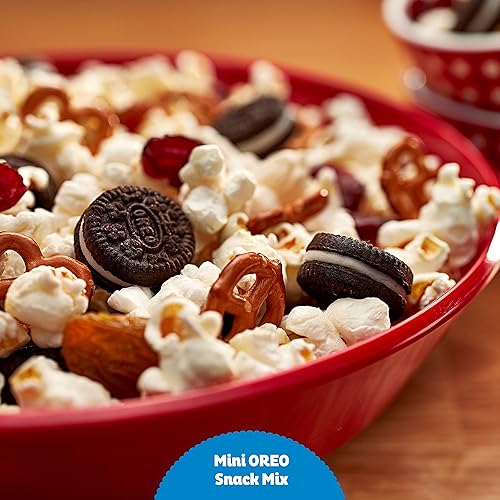 Miniatura 11 de Oreo Mini galletas de sándwich de tamaño bocado de chocolate, treinta y seis bolsas grandes de 3 oz